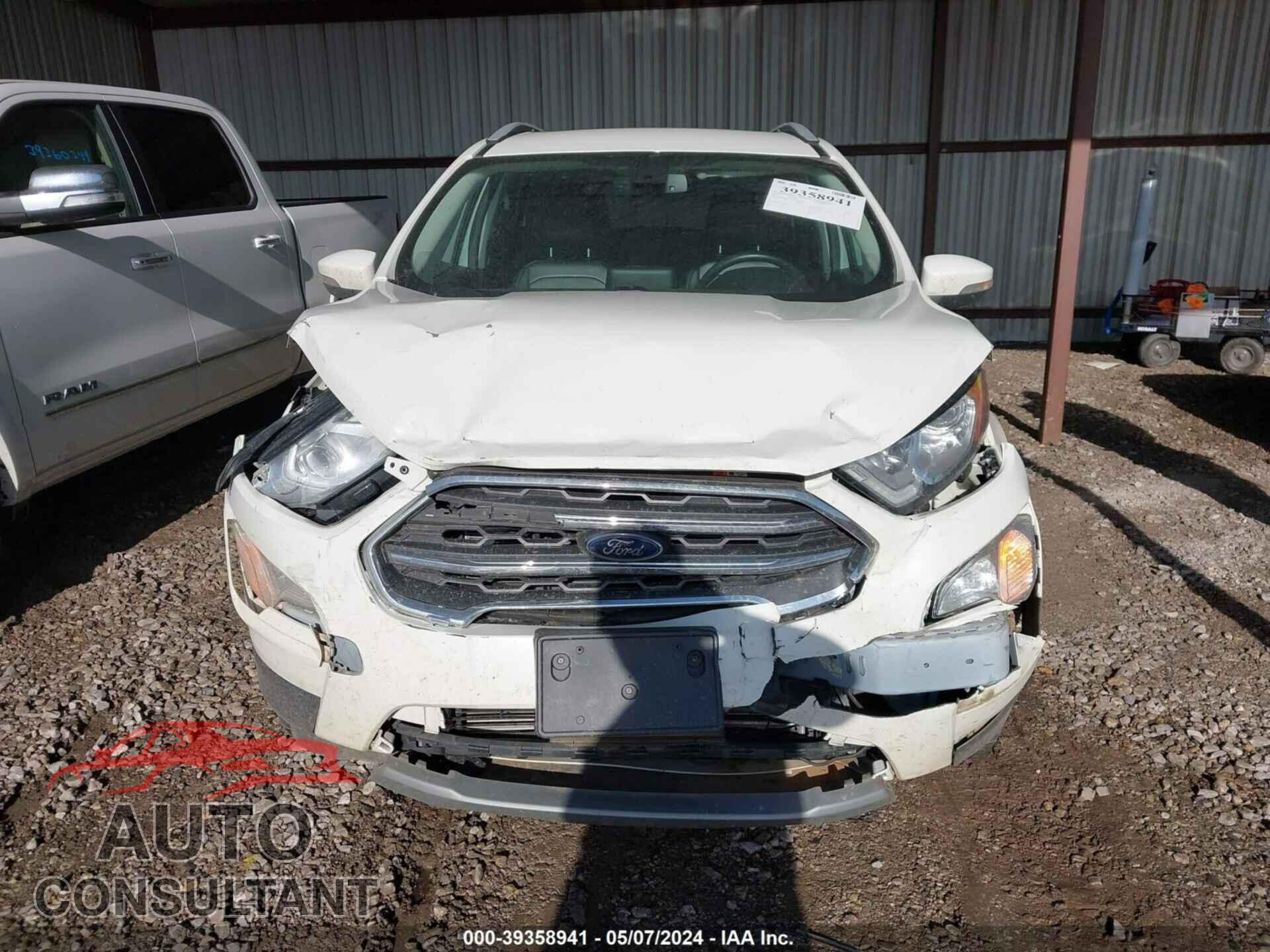 FORD ECOSPORT 2020 - MAJ6S3KL8LC362180