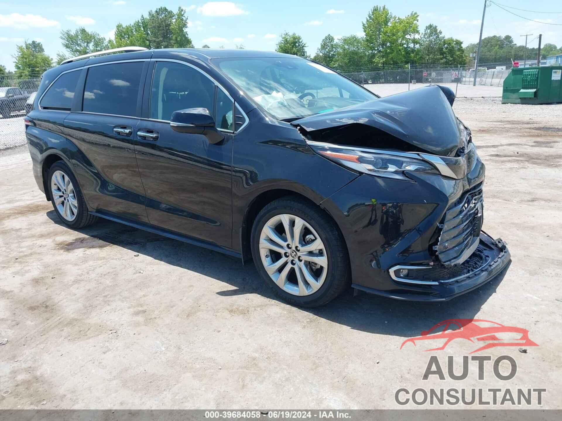 TOYOTA SIENNA 2022 - 5TDERKEC2NS110269