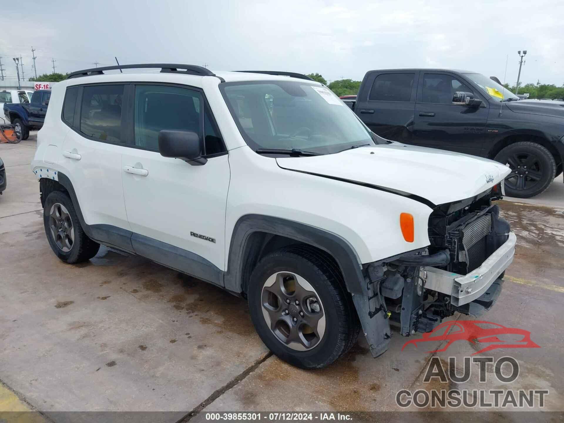 JEEP RENEGADE 2017 - ZACCJAAB3HPE43488