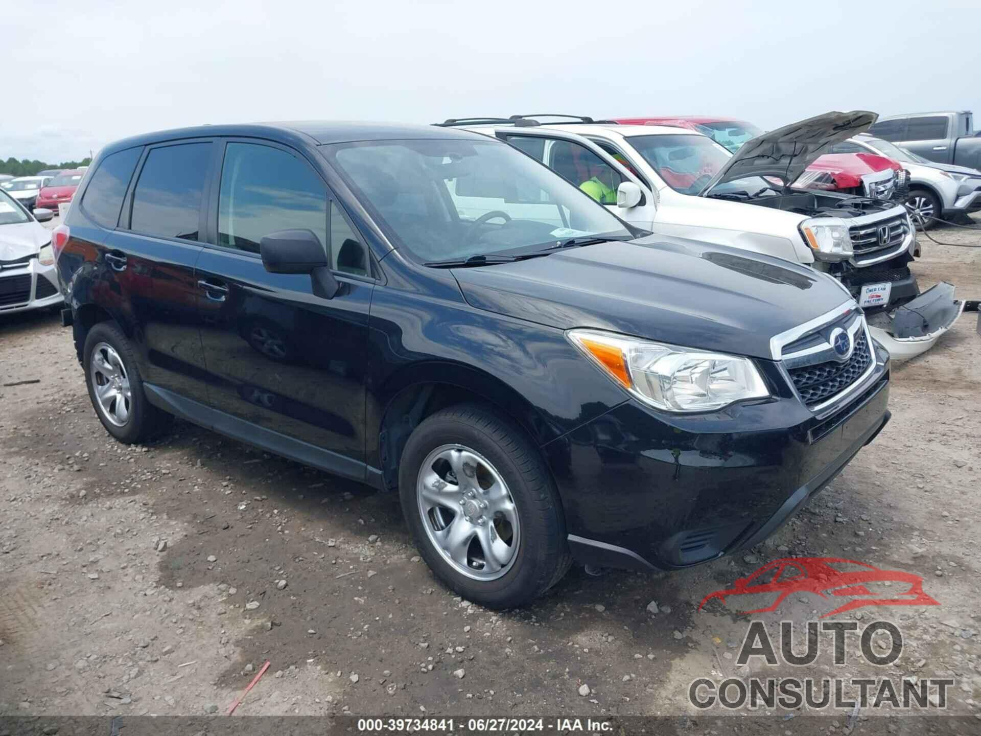 SUBARU FORESTER 2016 - JF2SJAAC9GH516276