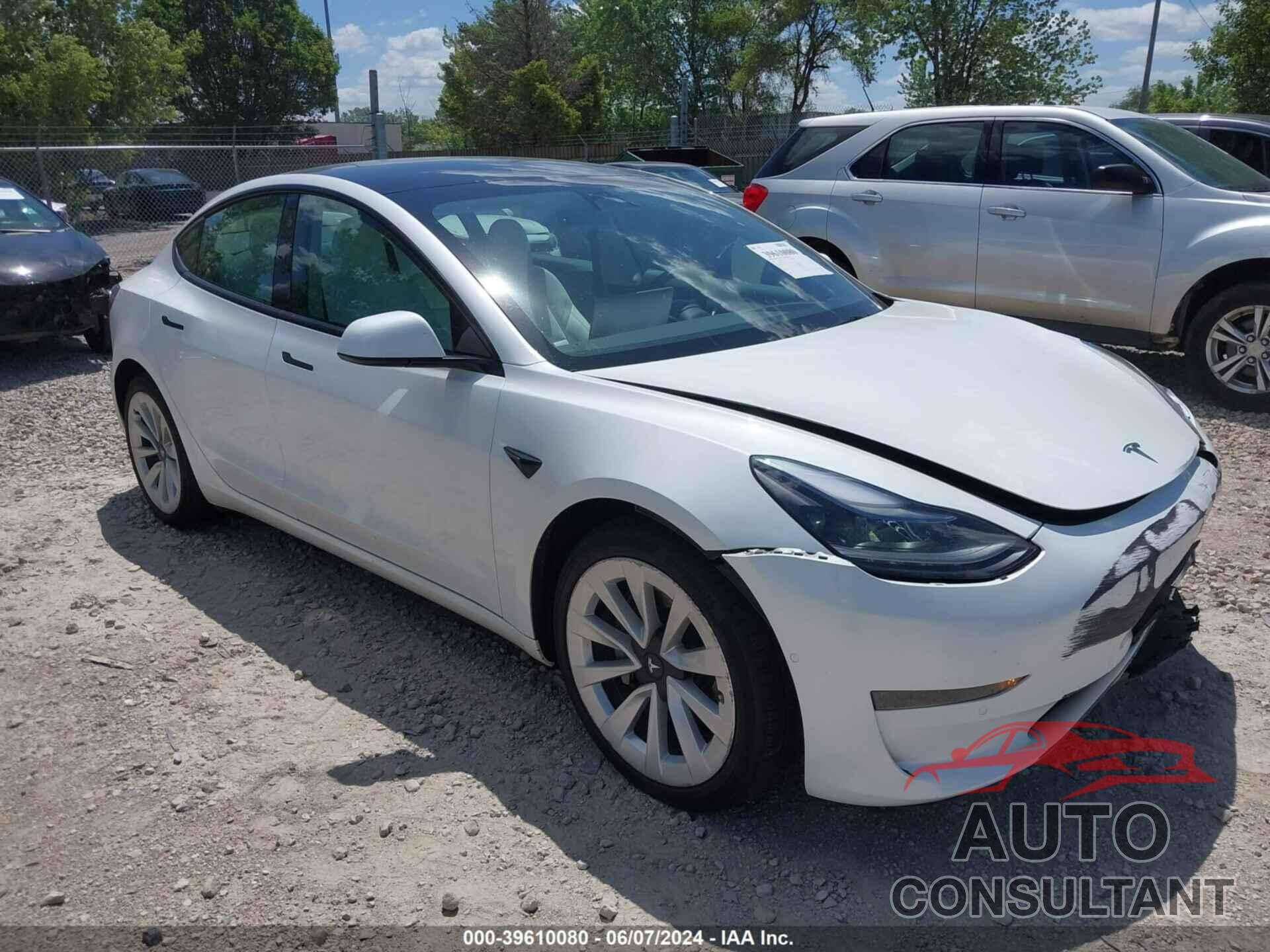 TESLA MODEL 3 2022 - 5YJ3E1EA8NF314803