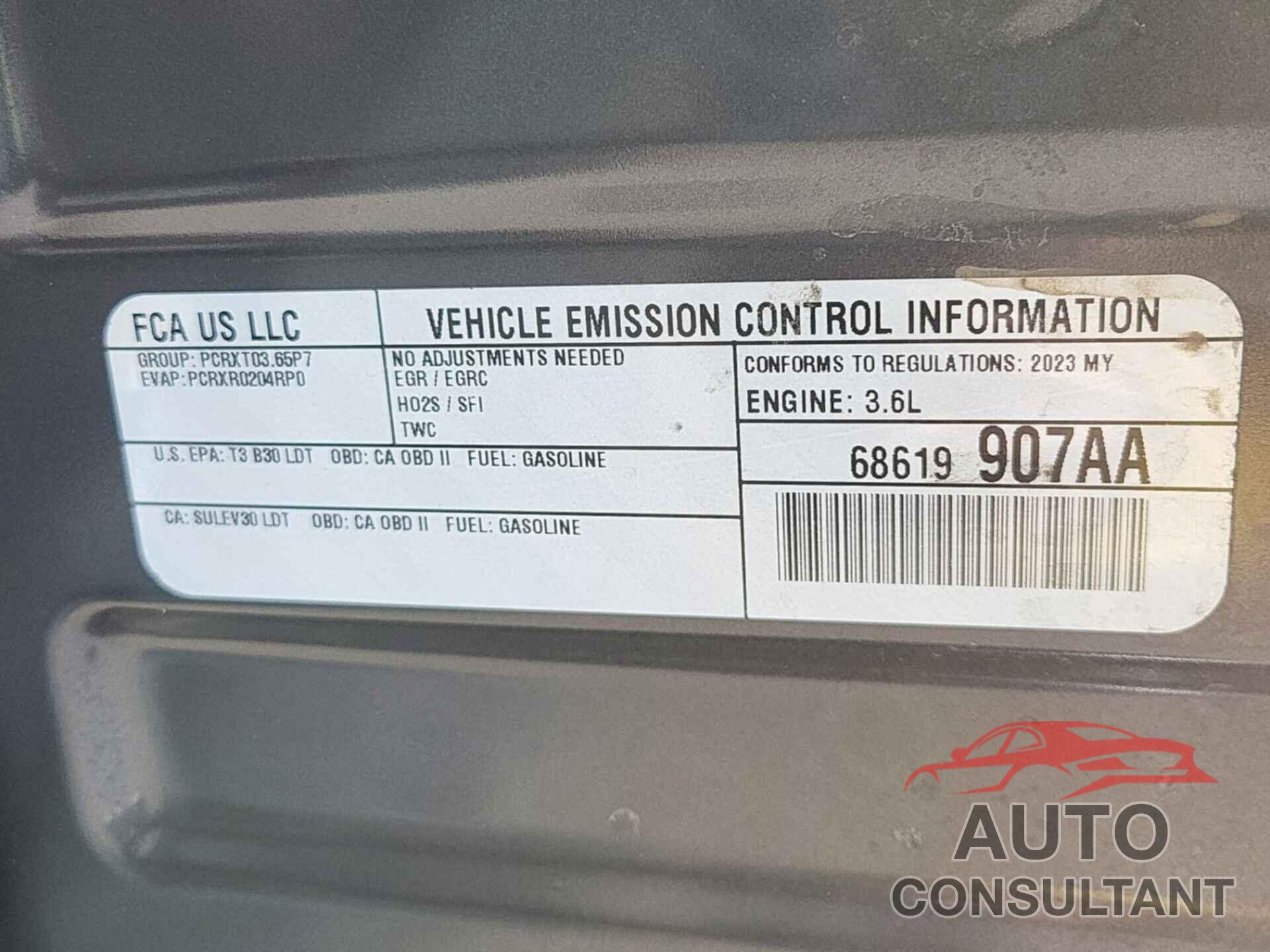 JEEP GRAND CHEROKEE 2023 - 1C4RJHBG7PC666584