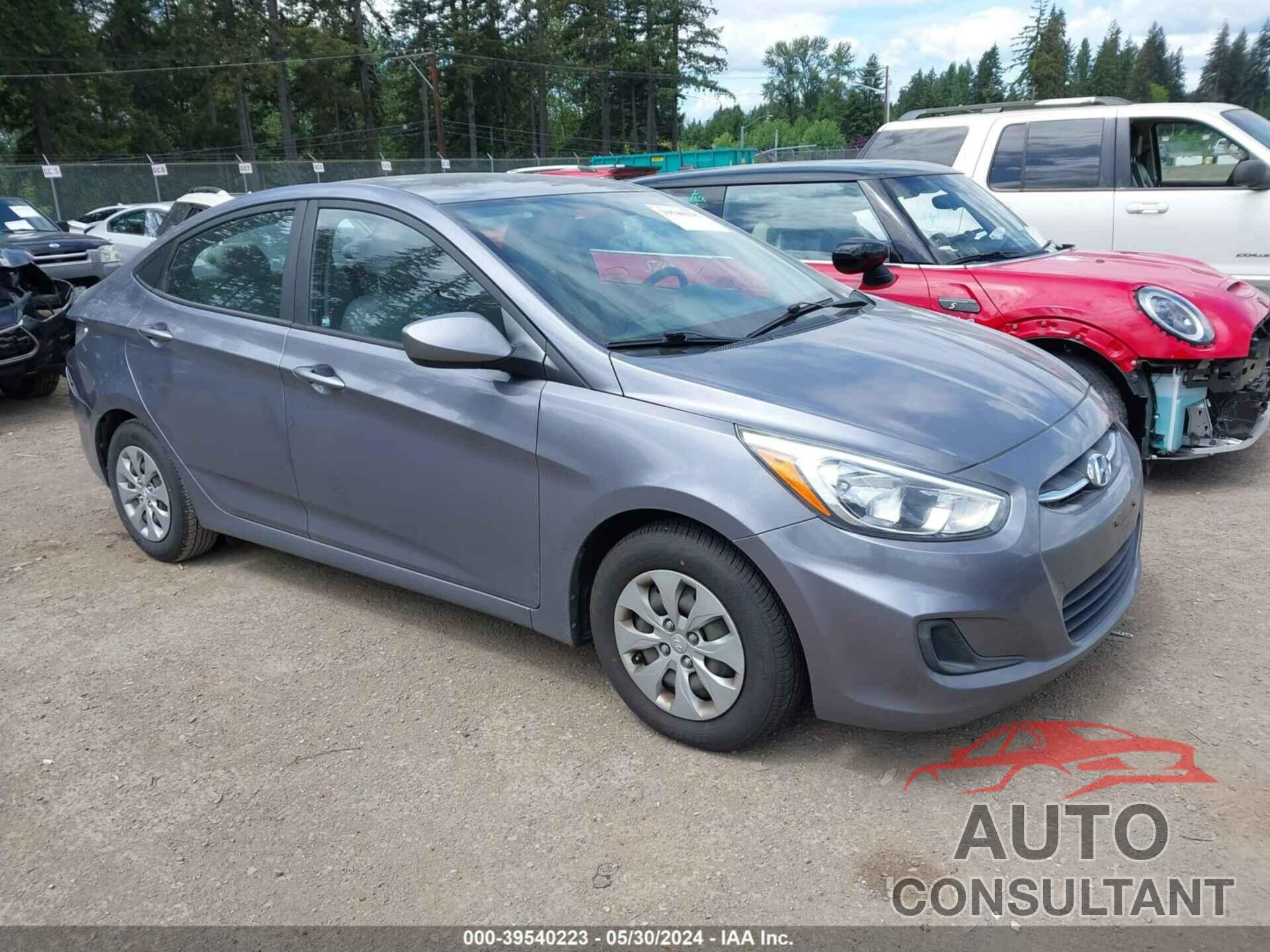 HYUNDAI ACCENT 2016 - KMHCT4AE7GU095855