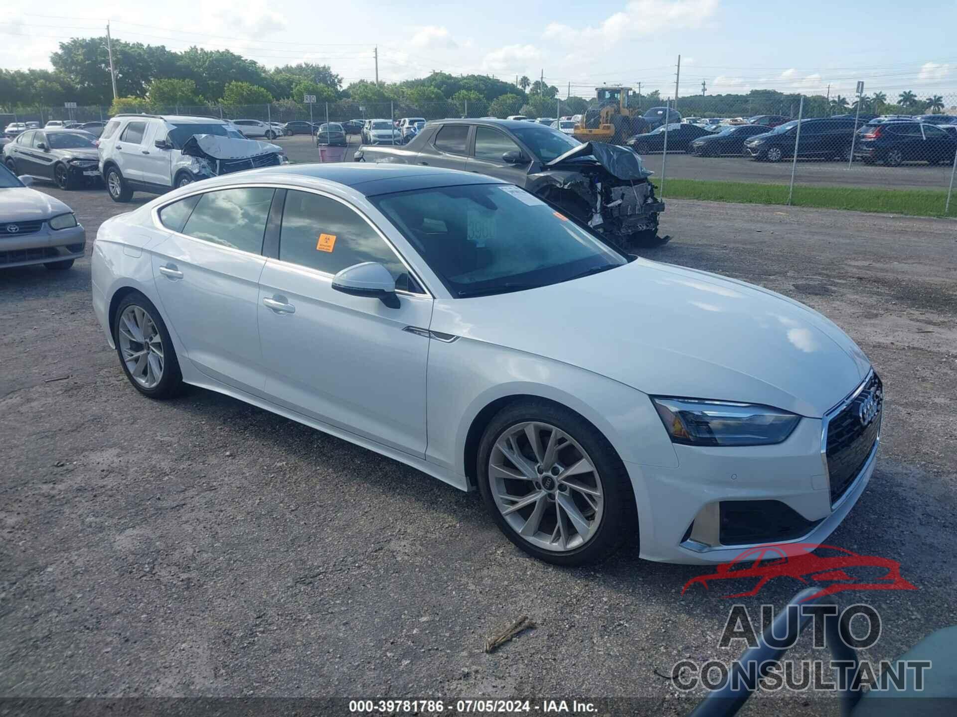 AUDI A5 SPORTBACK 2021 - WAUABCF53MA040024