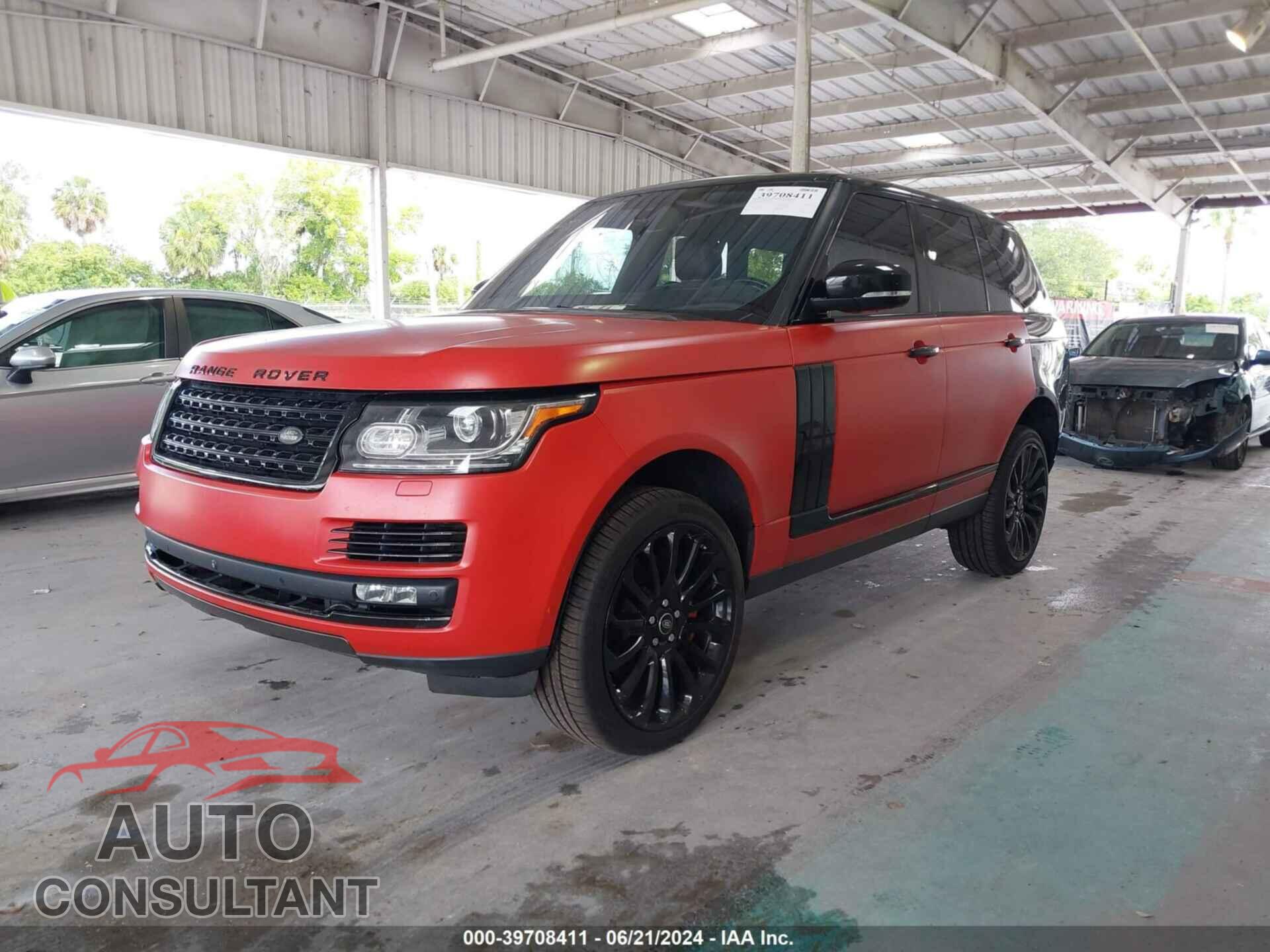 LAND ROVER RANGE ROVER 2016 - SALGS2EF1GA262043