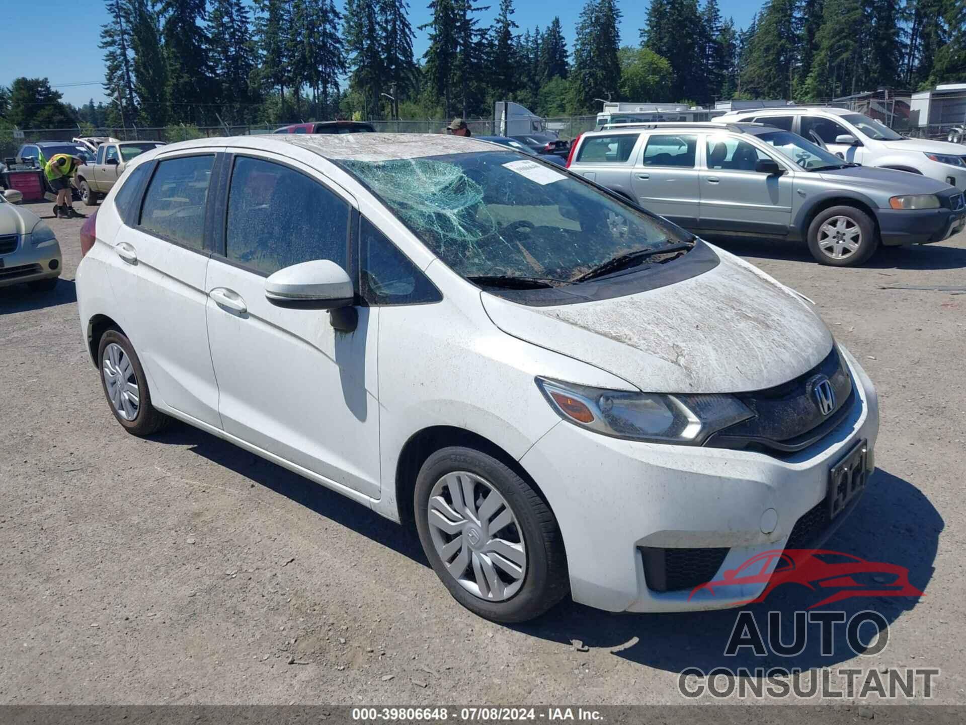 HONDA FIT 2016 - JHMGK5H54GS006953