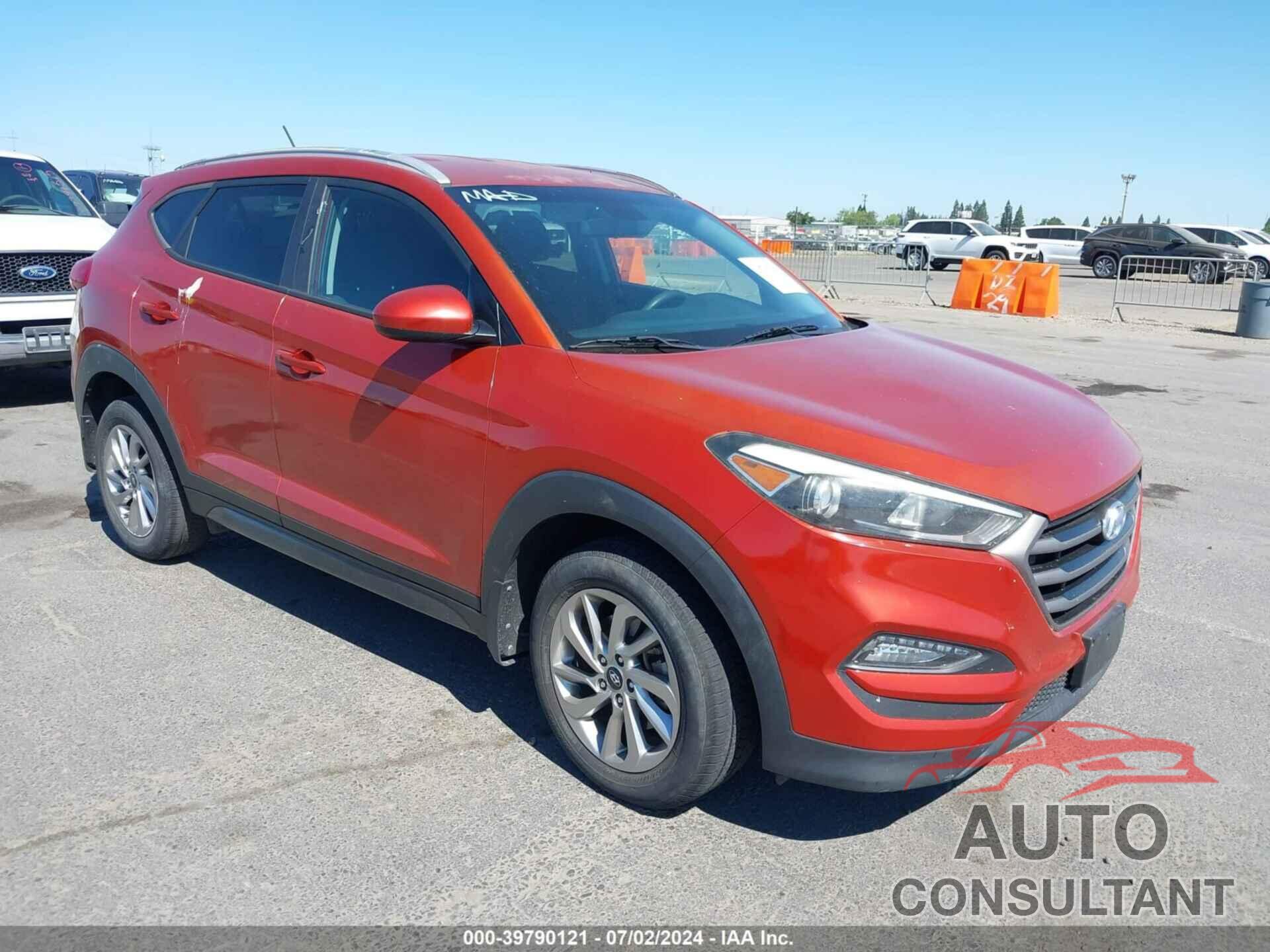 HYUNDAI TUCSON 2016 - KM8J33A49GU187350