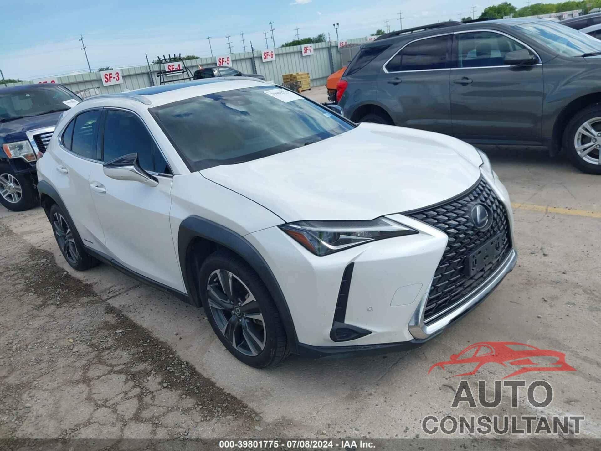 LEXUS UX 250H 2019 - JTHU9JBH4K2009838