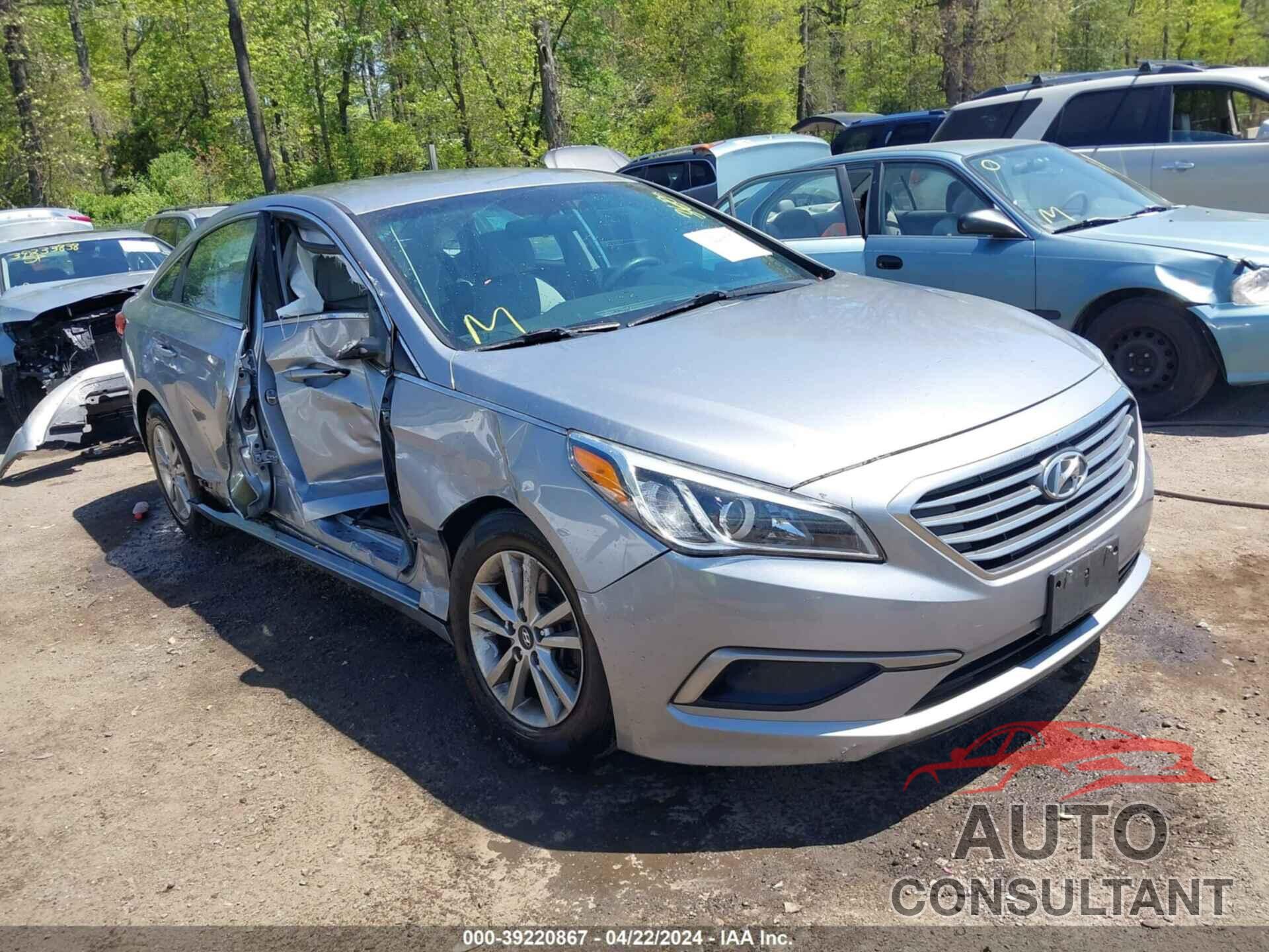 HYUNDAI SONATA 2017 - 5NPE24AF7HH519989