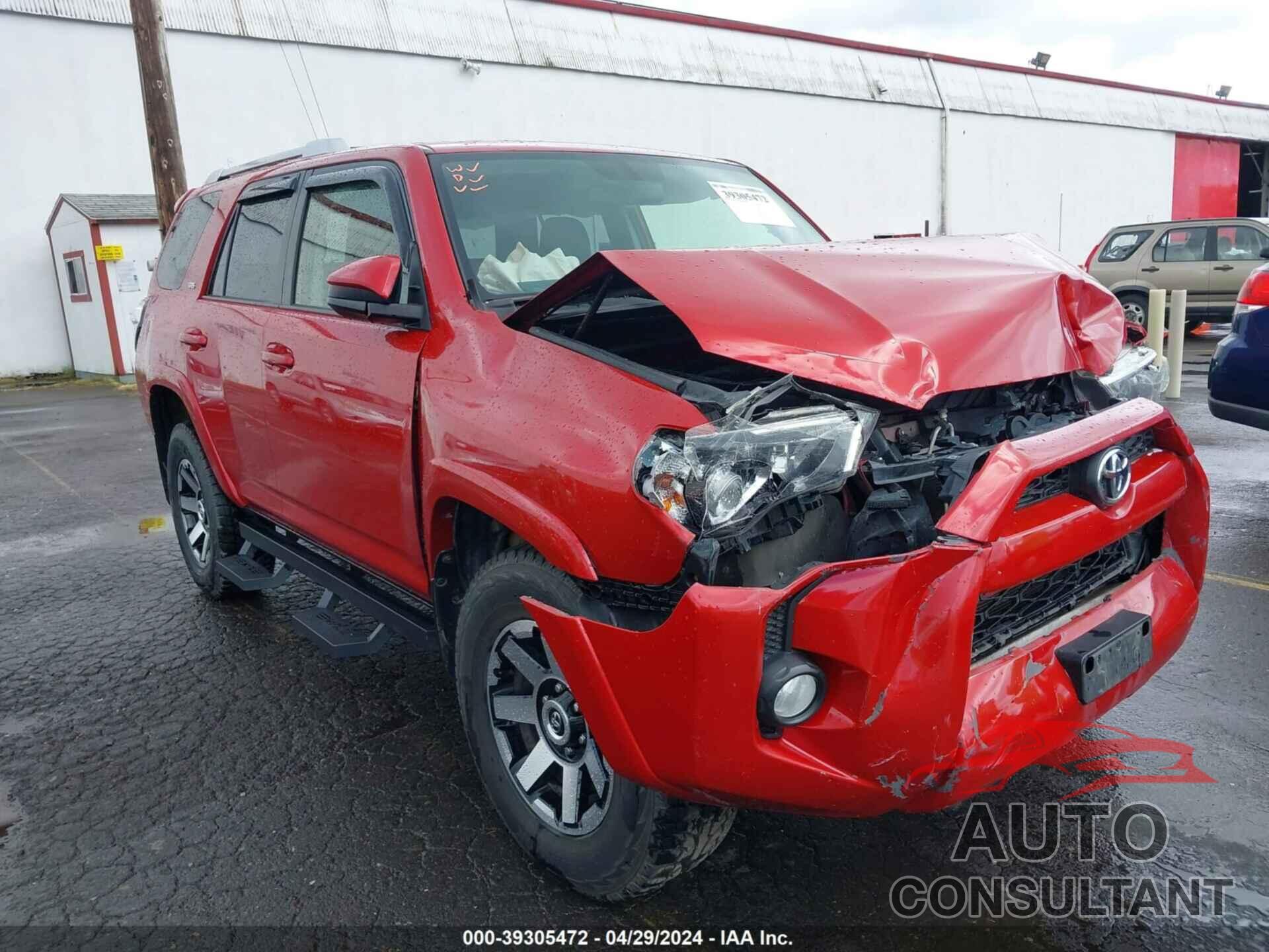 TOYOTA 4RUNNER 2016 - JTEBU5JR2G5315110