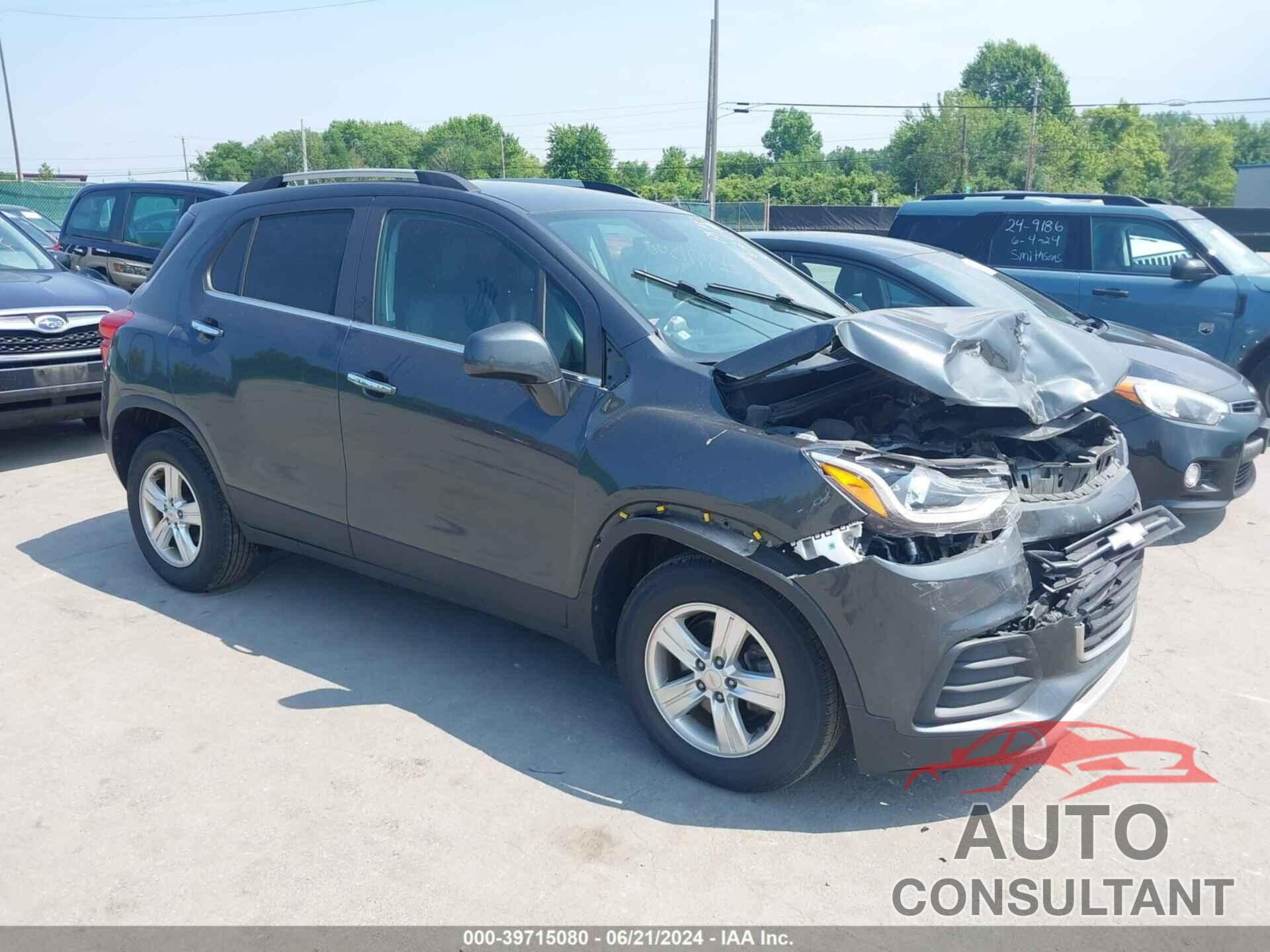 CHEVROLET TRAX 2018 - KL7CJPSB5JB685522