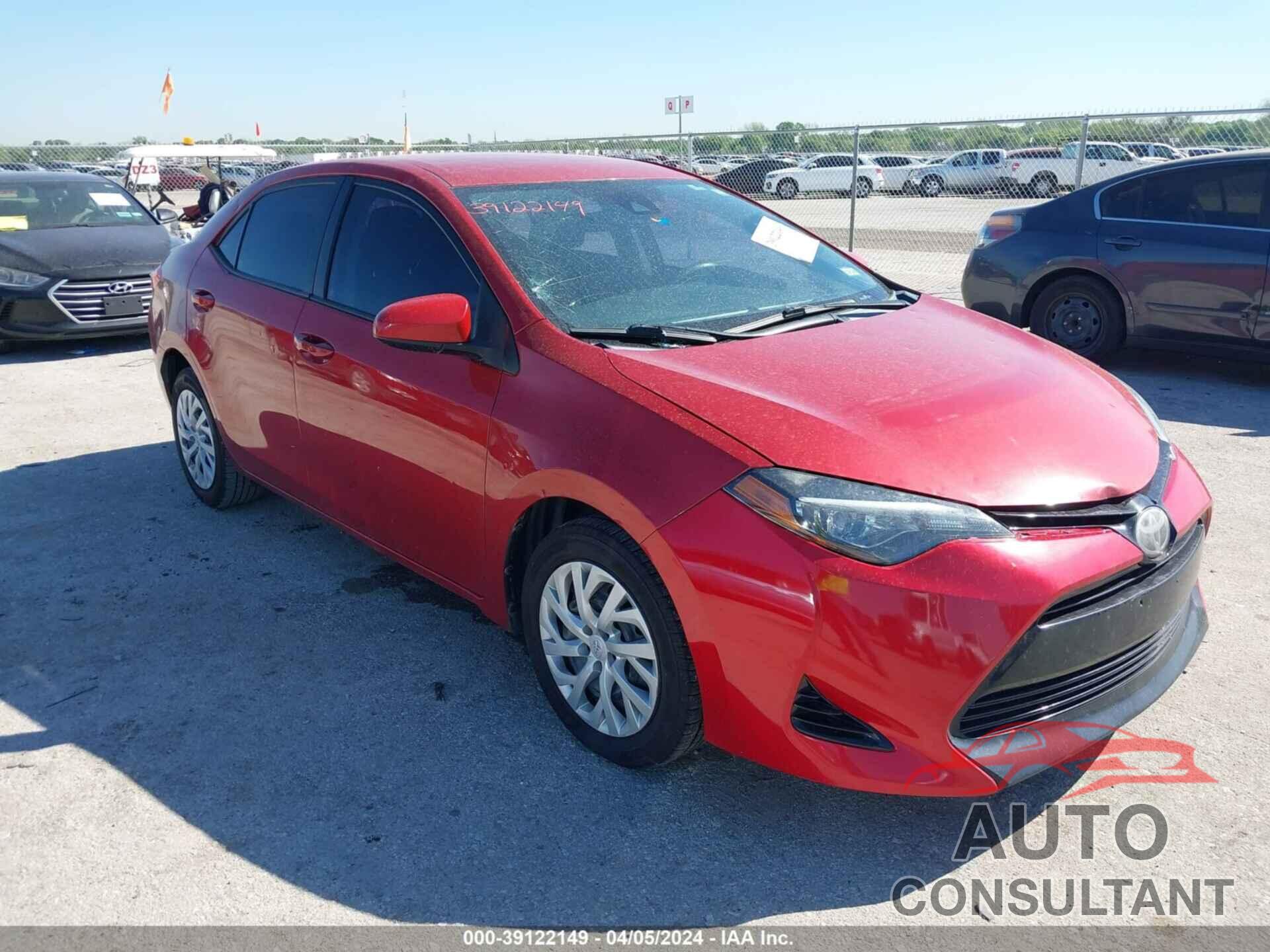 TOYOTA COROLLA 2018 - 5YFBURHE9JP806492