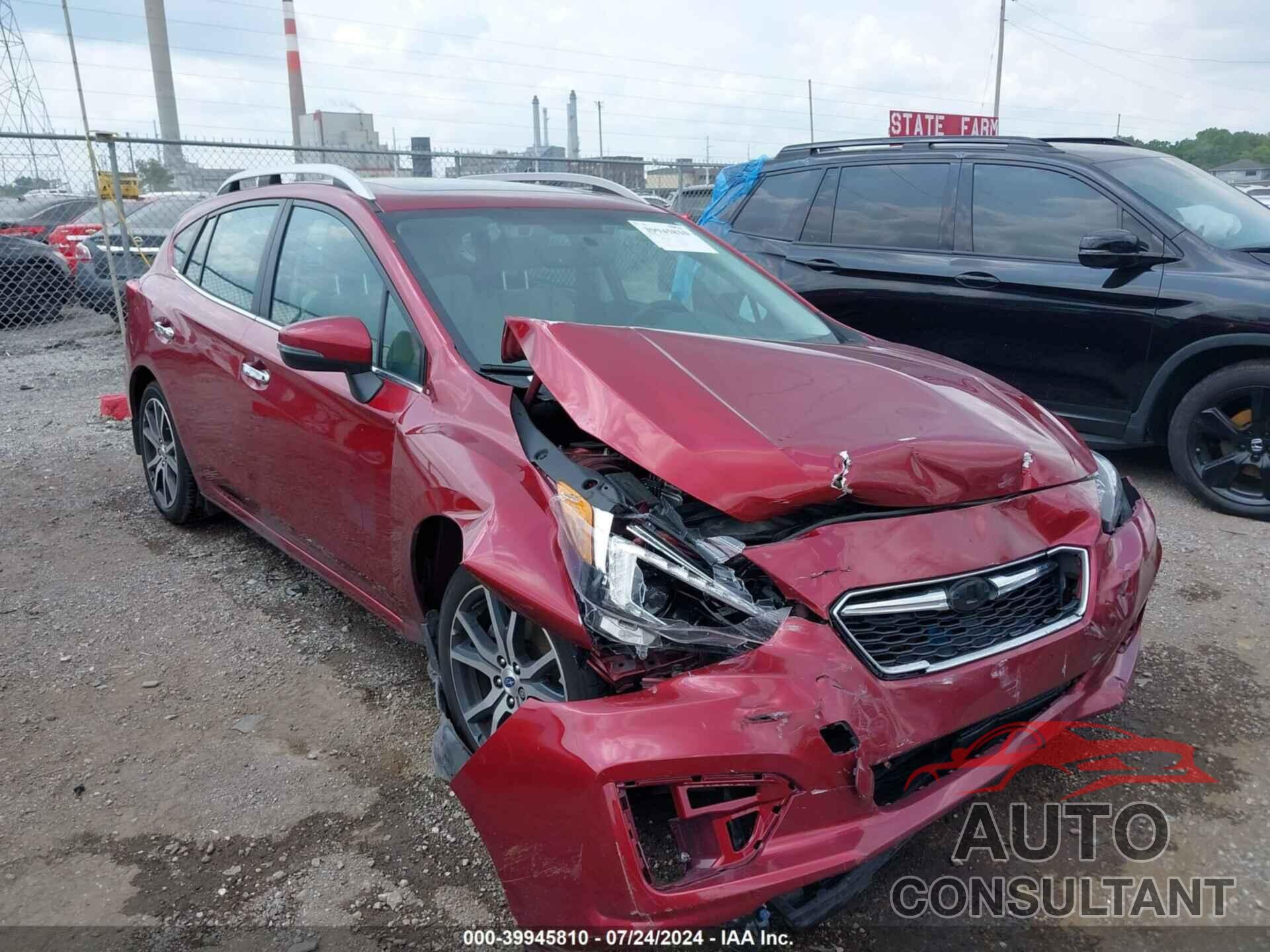 SUBARU IMPREZA 2019 - 4S3GTAT6XK3721343