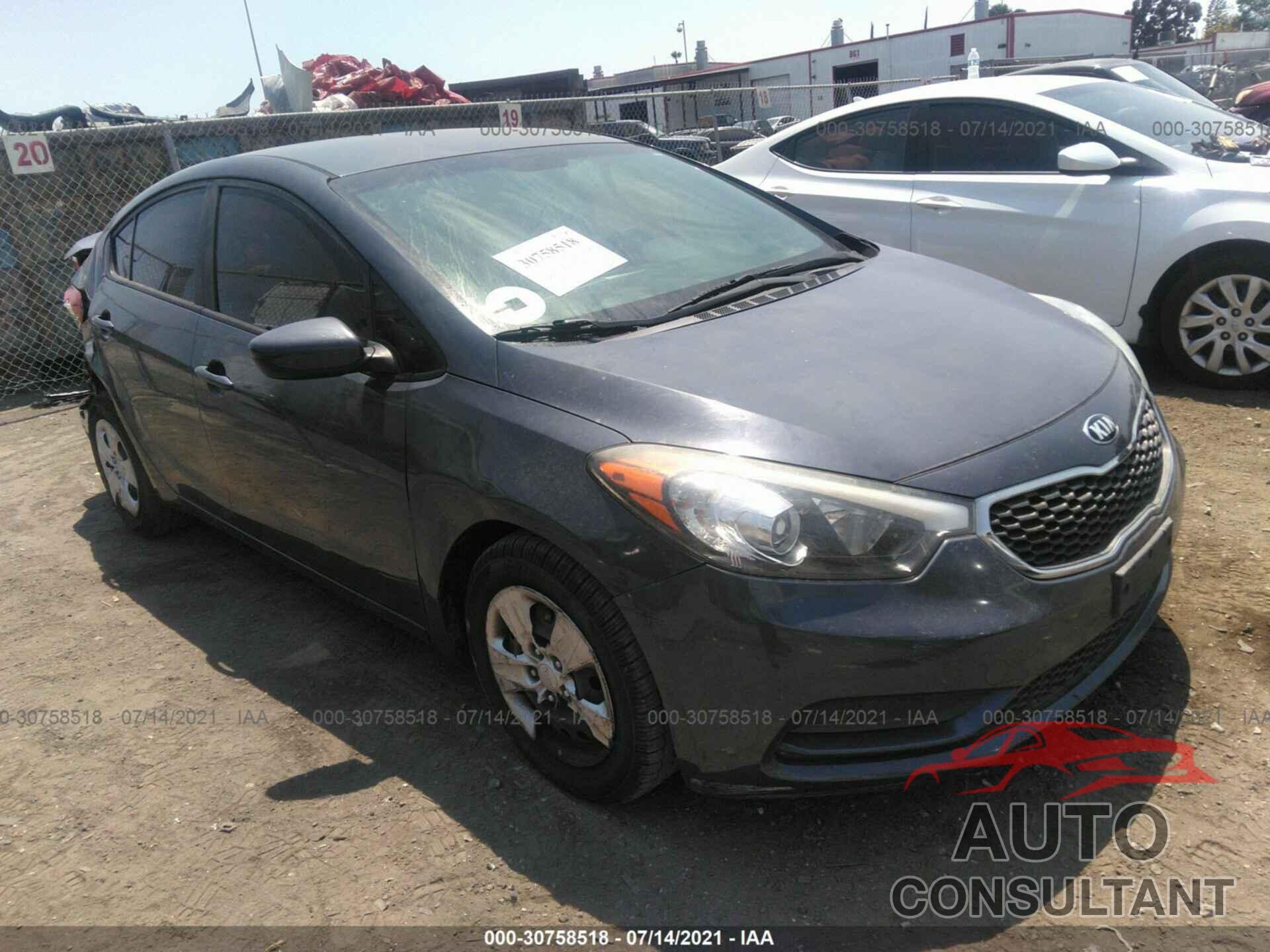 KIA FORTE 2016 - KNAFK4A63G5482942