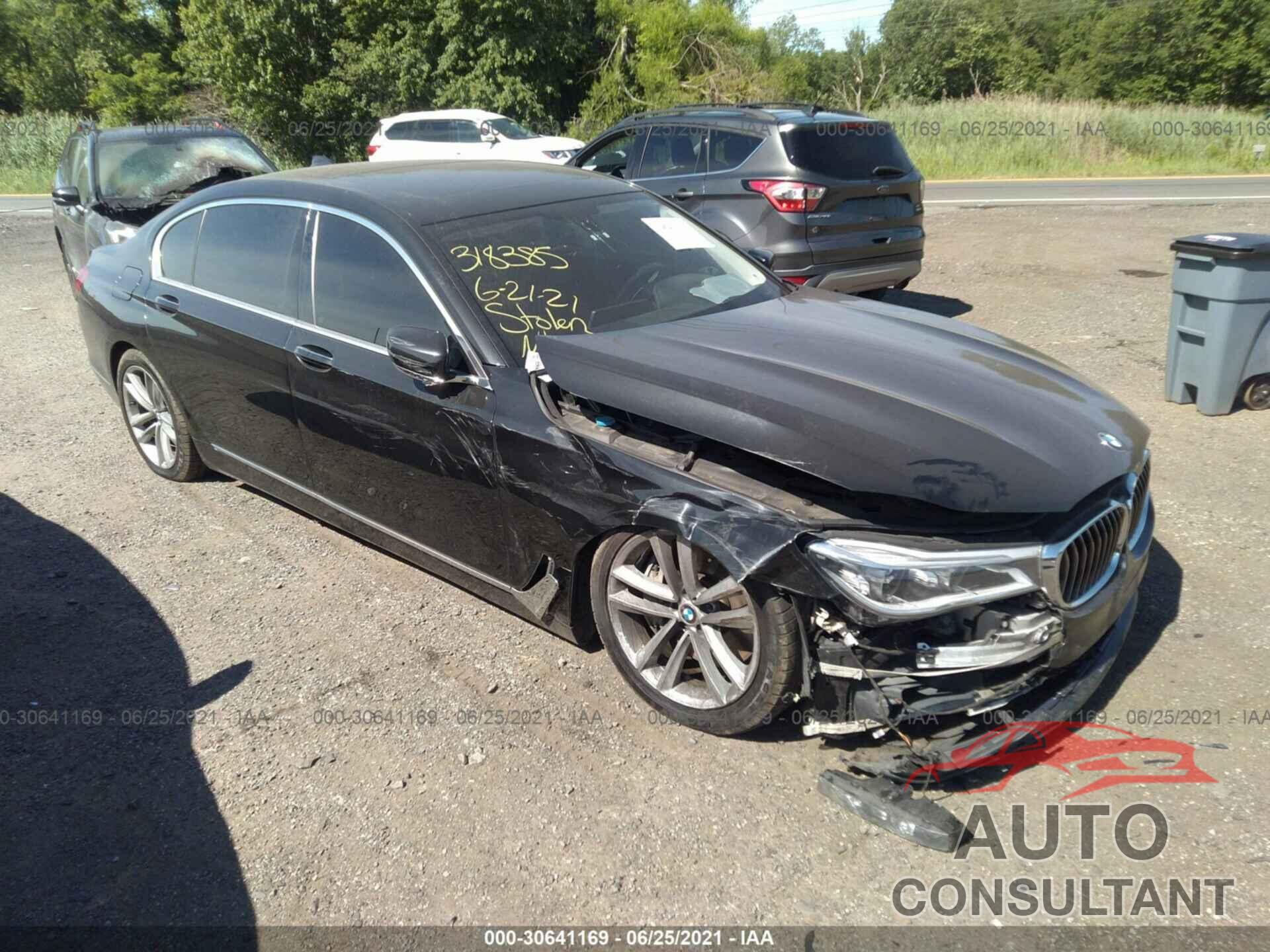 BMW 7 SERIES 2016 - WBA7F2C59GG418295