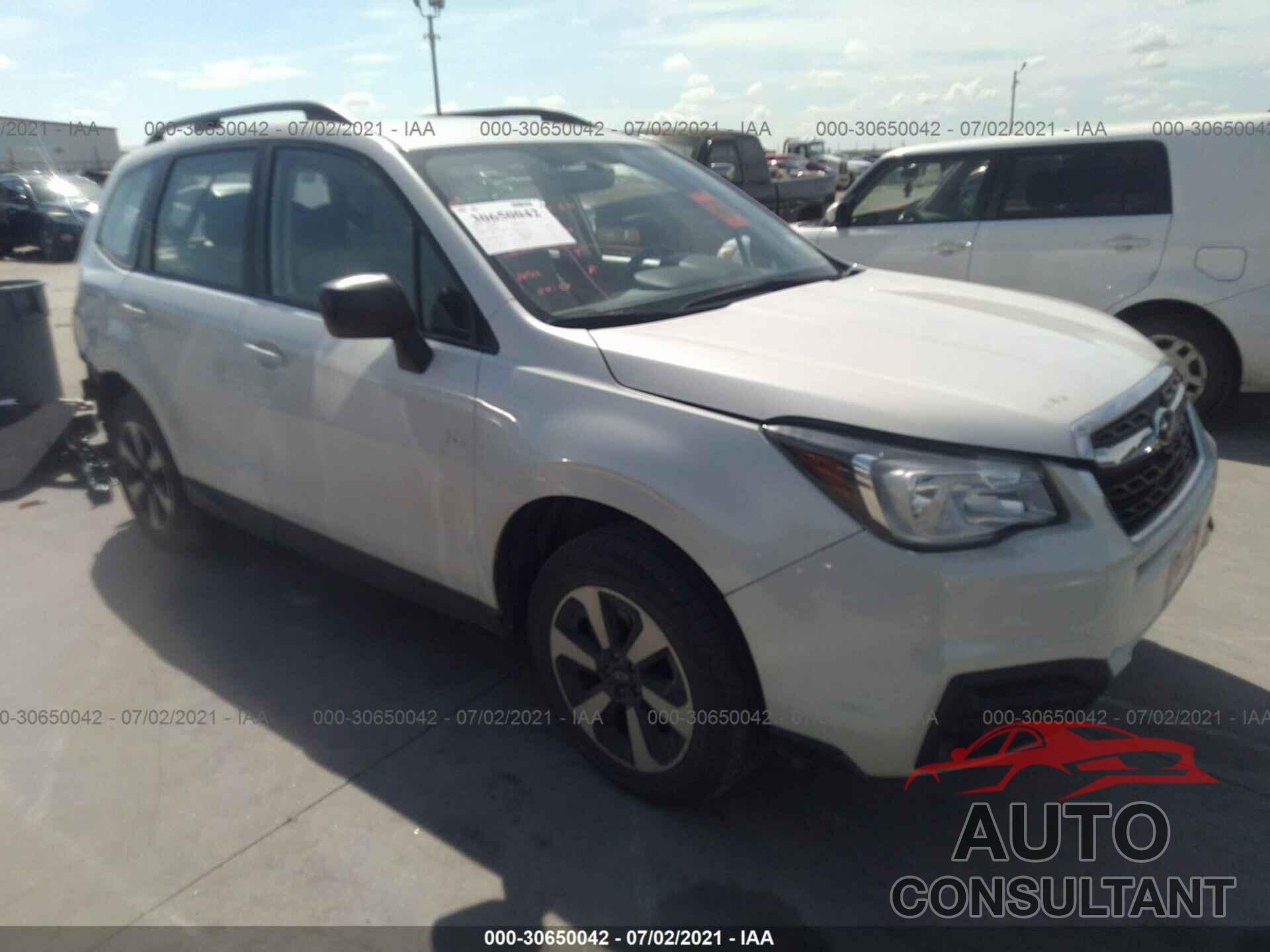 SUBARU FORESTER 2018 - JF2SJABC2JH575286
