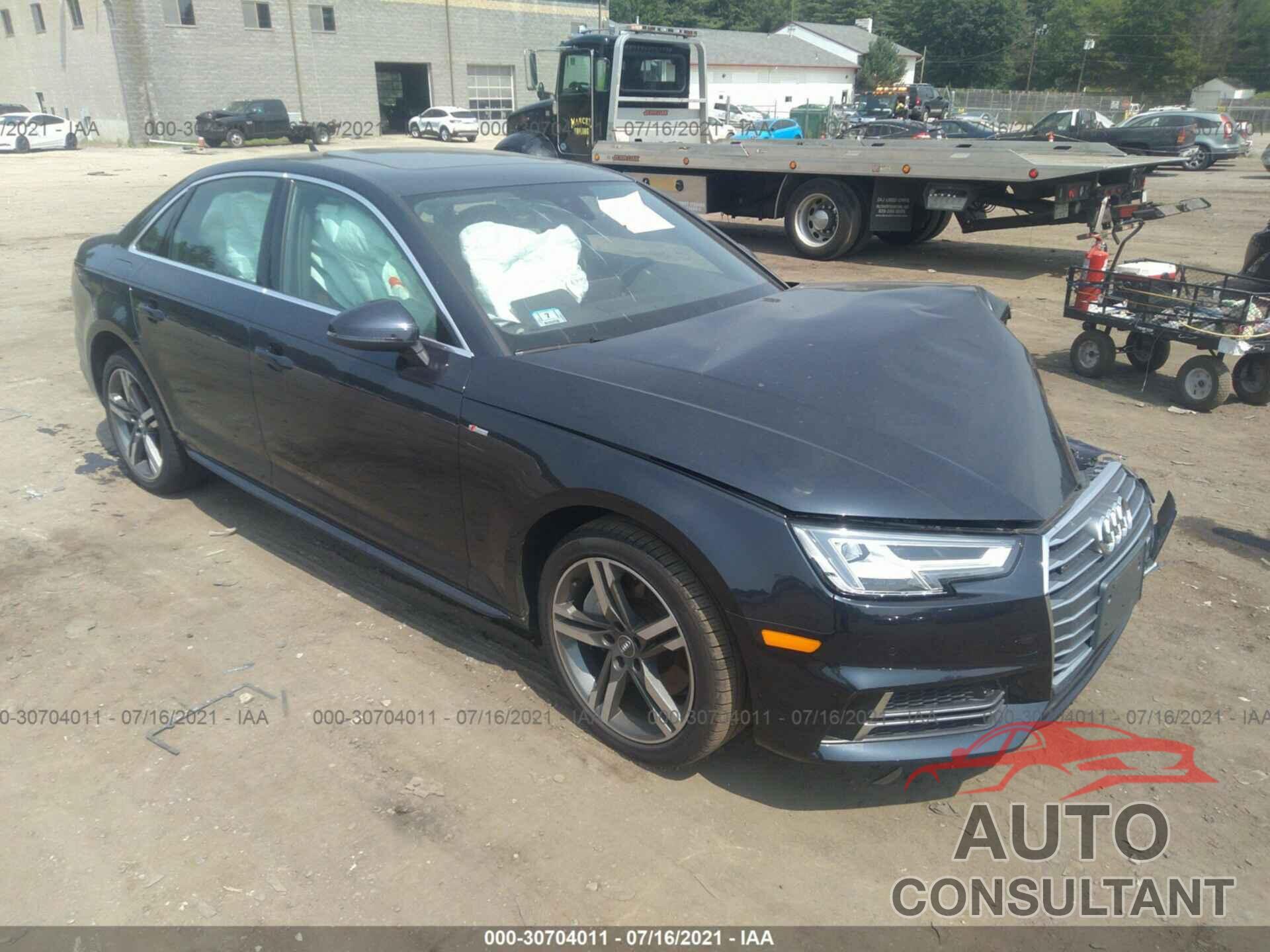 AUDI A4 2018 - WAUENAF46JA021029