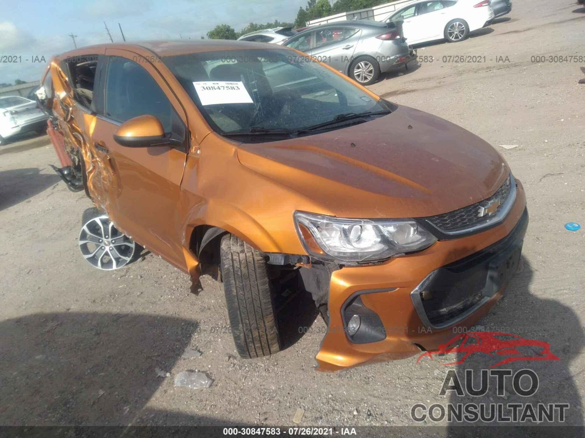 CHEVROLET SONIC 2017 - 1G1JD6SH5H4116595
