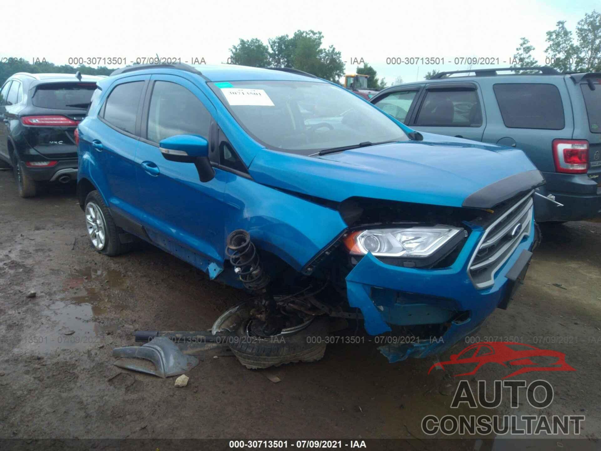 FORD ECOSPORT 2018 - MAJ3P1TE9JC205649