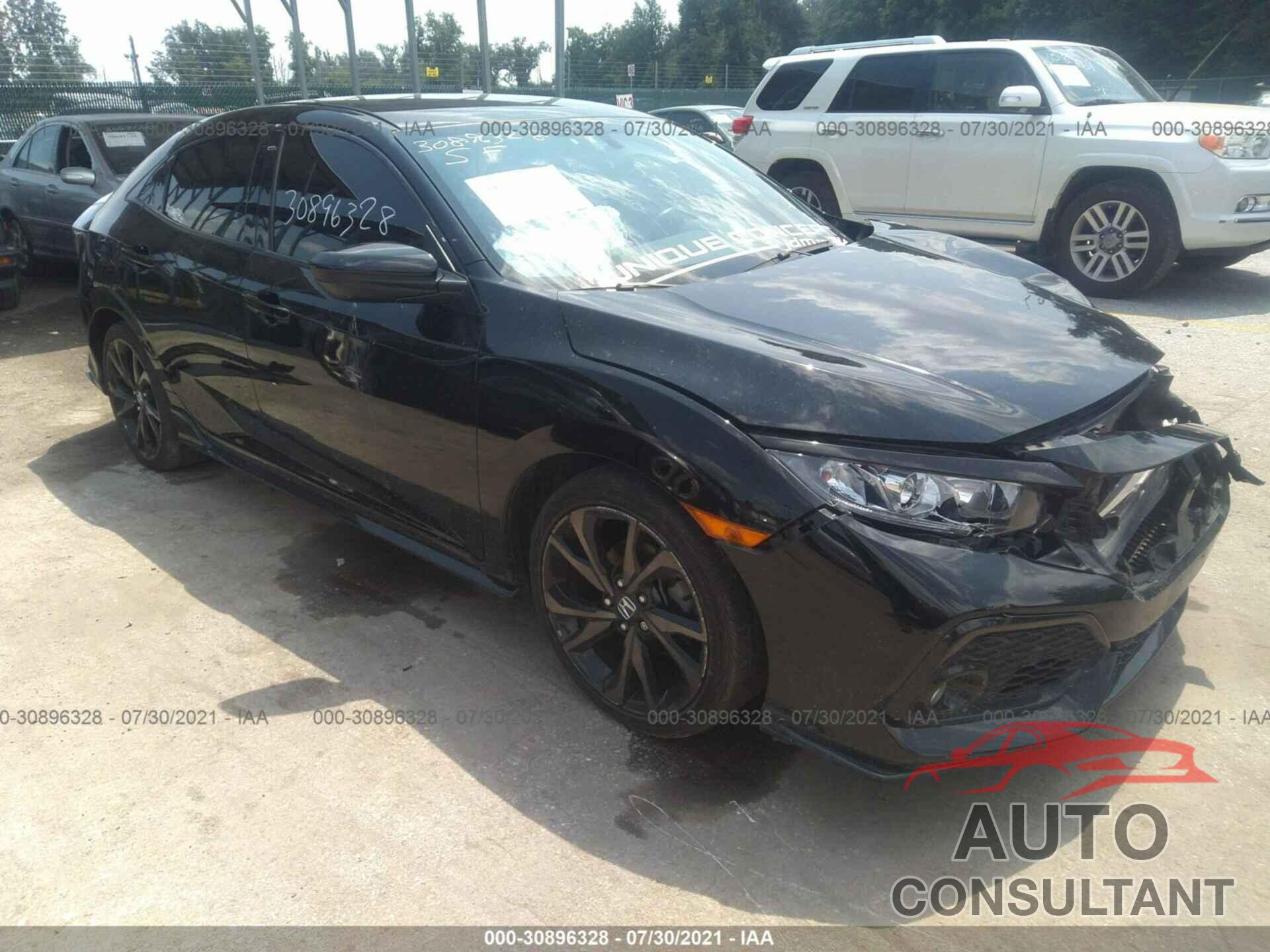 HONDA CIVIC HATCHBACK 2018 - SHHFK7G40JU235893