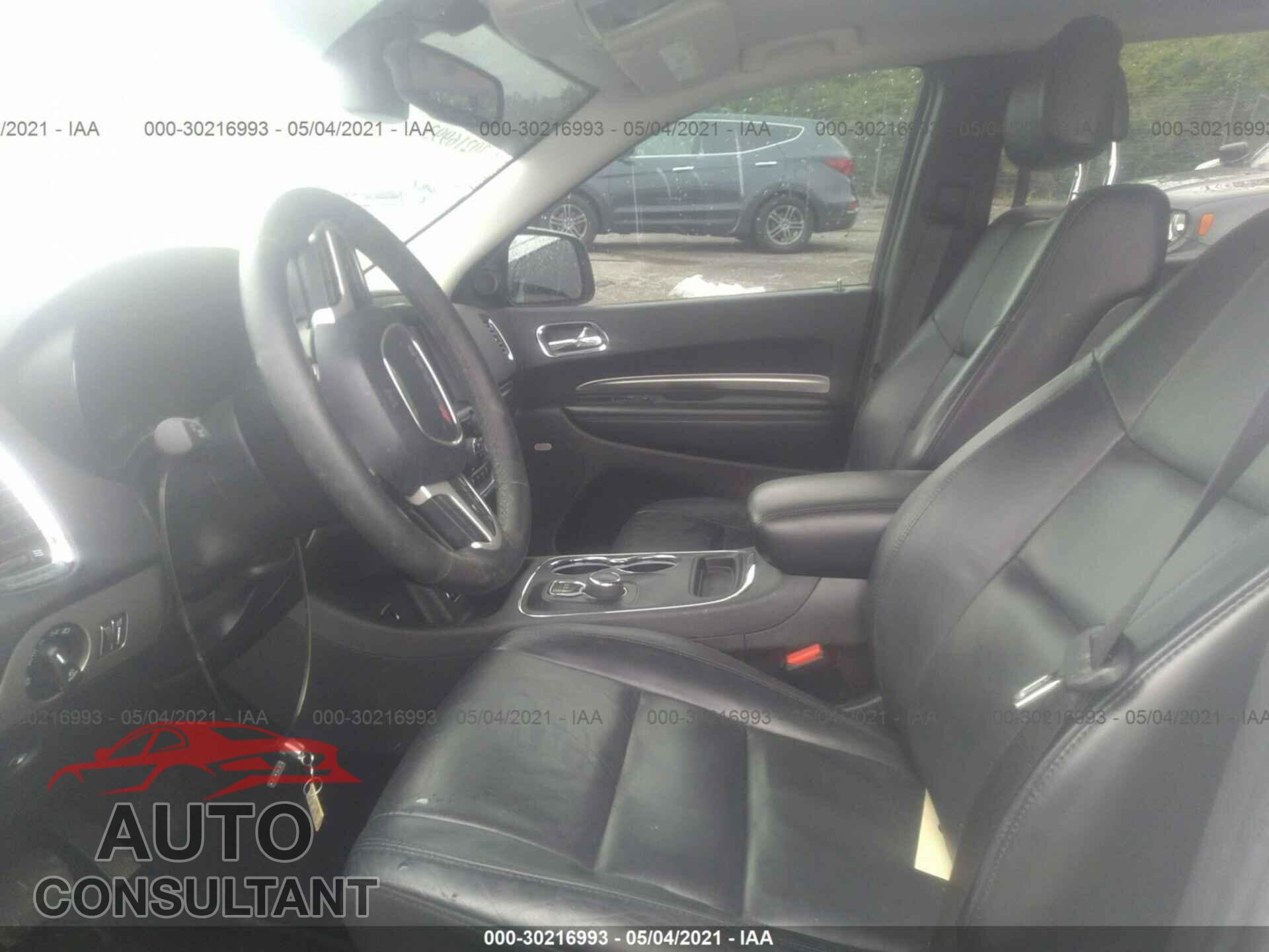 DODGE DURANGO 2017 - 1C4RDJDGXHC848325