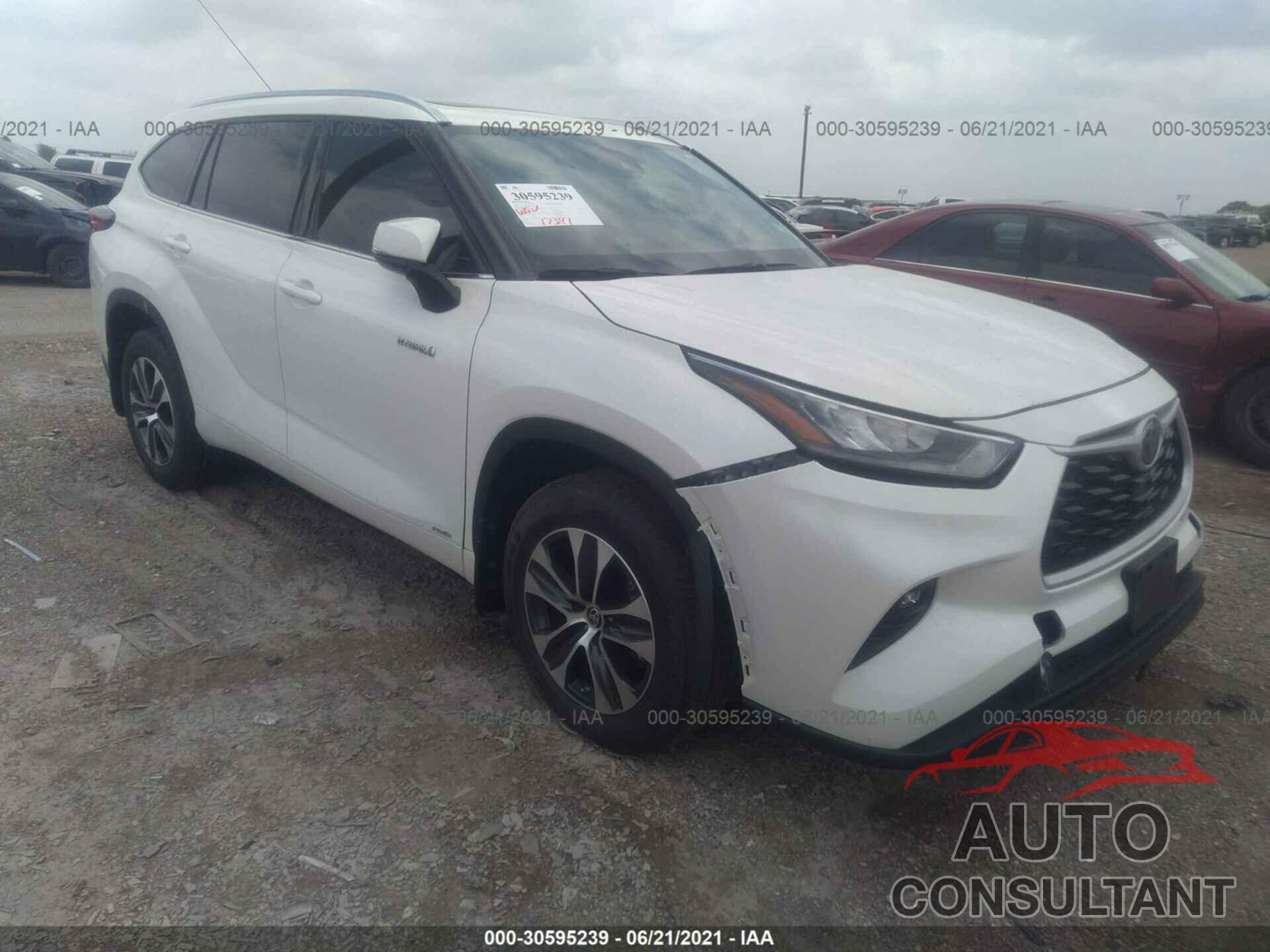 TOYOTA HIGHLANDER 2020 - 5TDGBRCH8LS507423