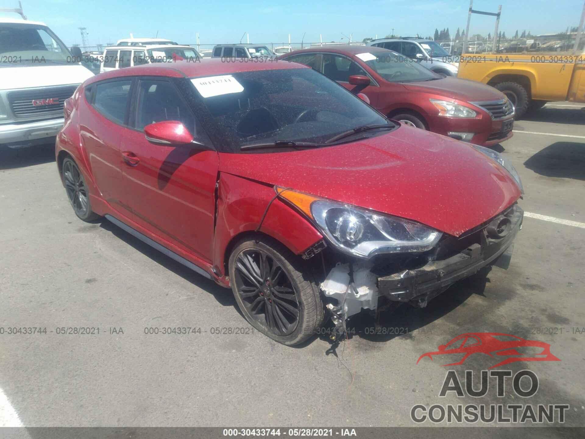 HYUNDAI VELOSTER 2017 - KMHTC6AE3HU312993