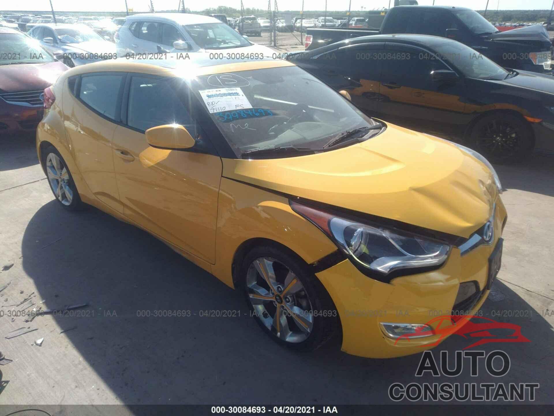 HYUNDAI VELOSTER 2016 - KMHTC6AD9GU256676