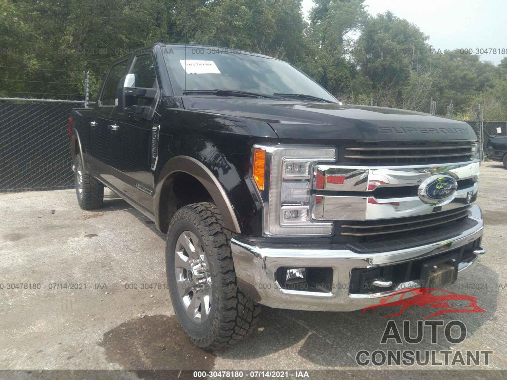 FORD SUPER DUTY F-250 SRW 2018 - 1FT7W2BT8JEC57699