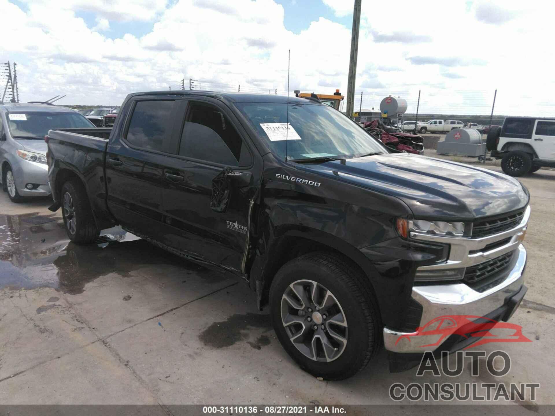 CHEVROLET SILVERADO 1500 2021 - 3GCPWCED4MG248179
