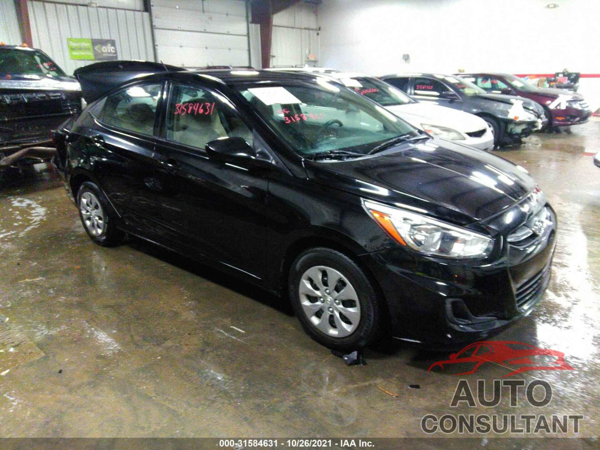 HYUNDAI ACCENT 2017 - KMHCT4AE3HU388654