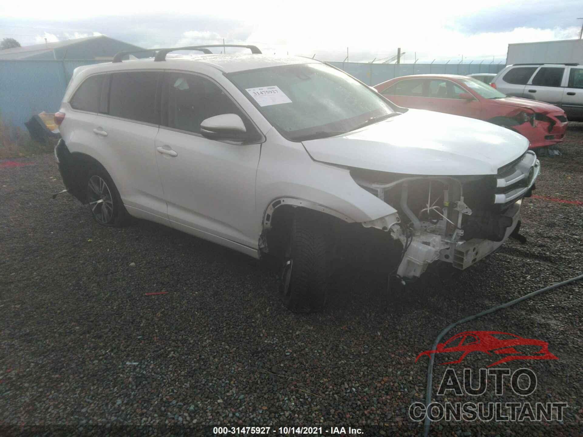 TOYOTA HIGHLANDER 2017 - 5TDBZRFH3HS430999