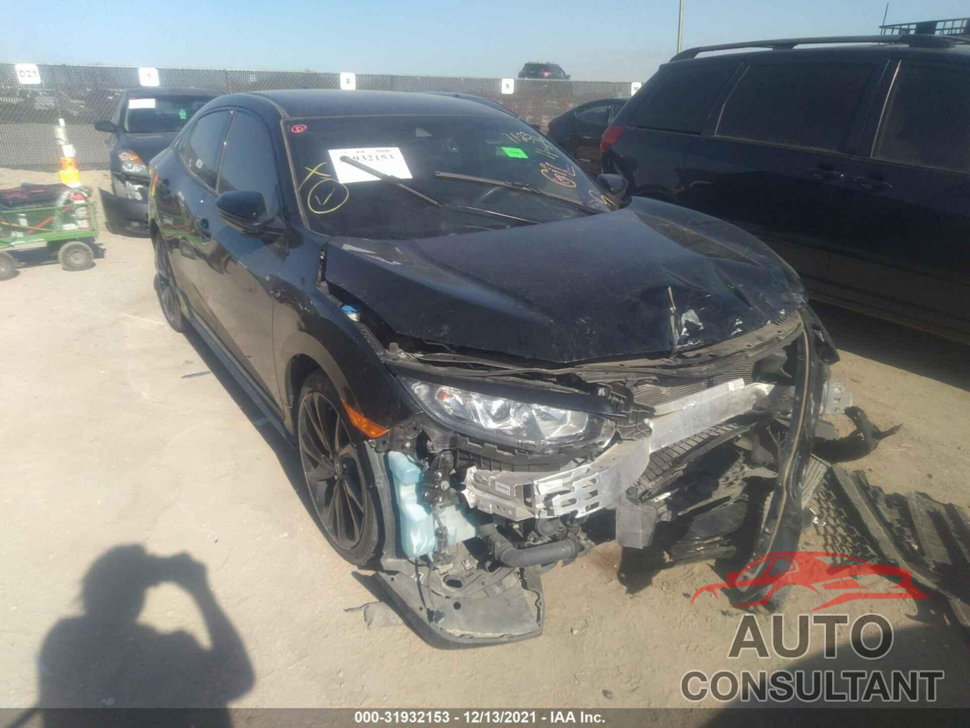 HONDA CIVIC HATCHBACK 2019 - SHHFK7H46KU213154