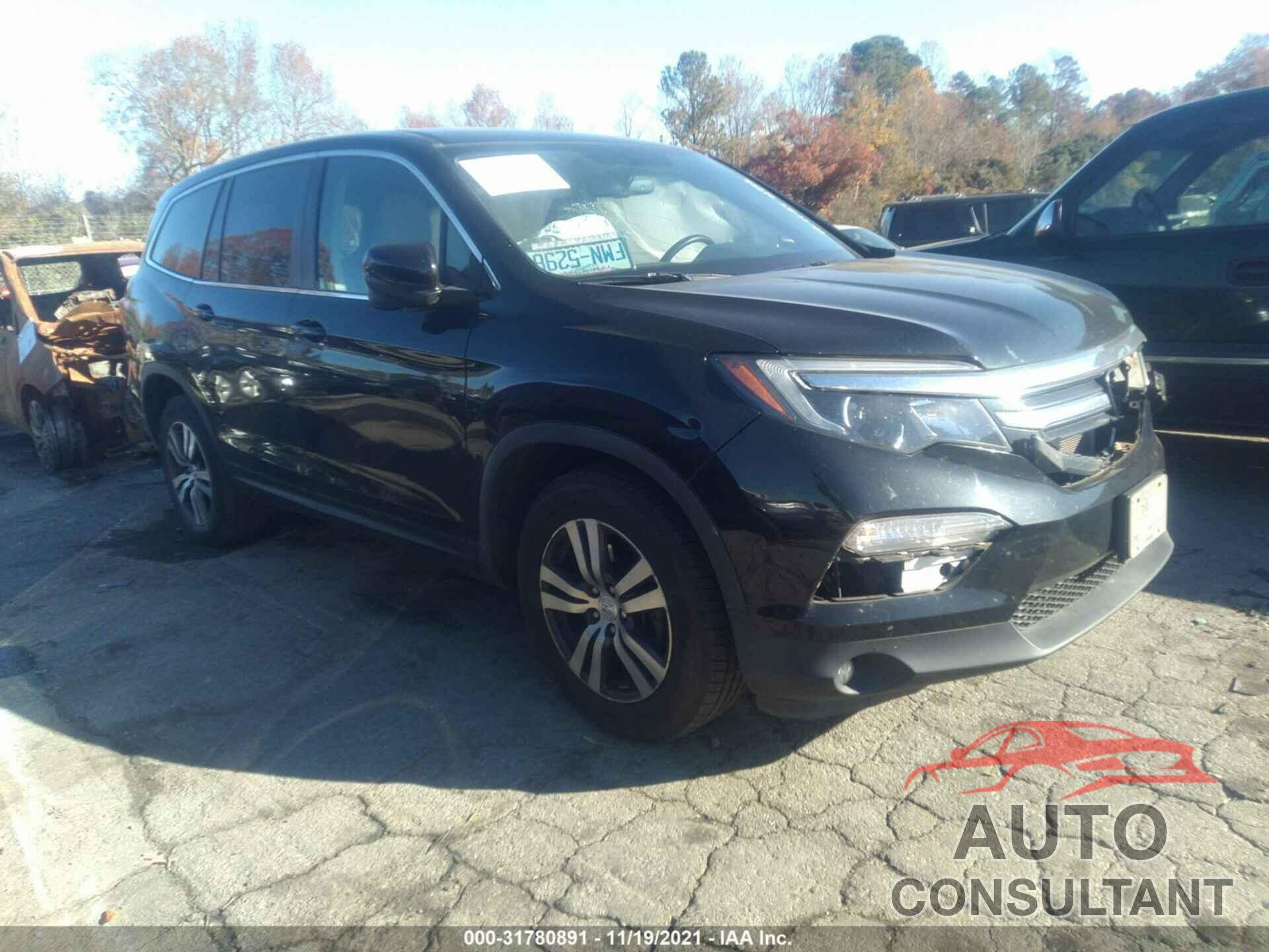 HONDA PILOT 2016 - 5FNYF6H72GB048651