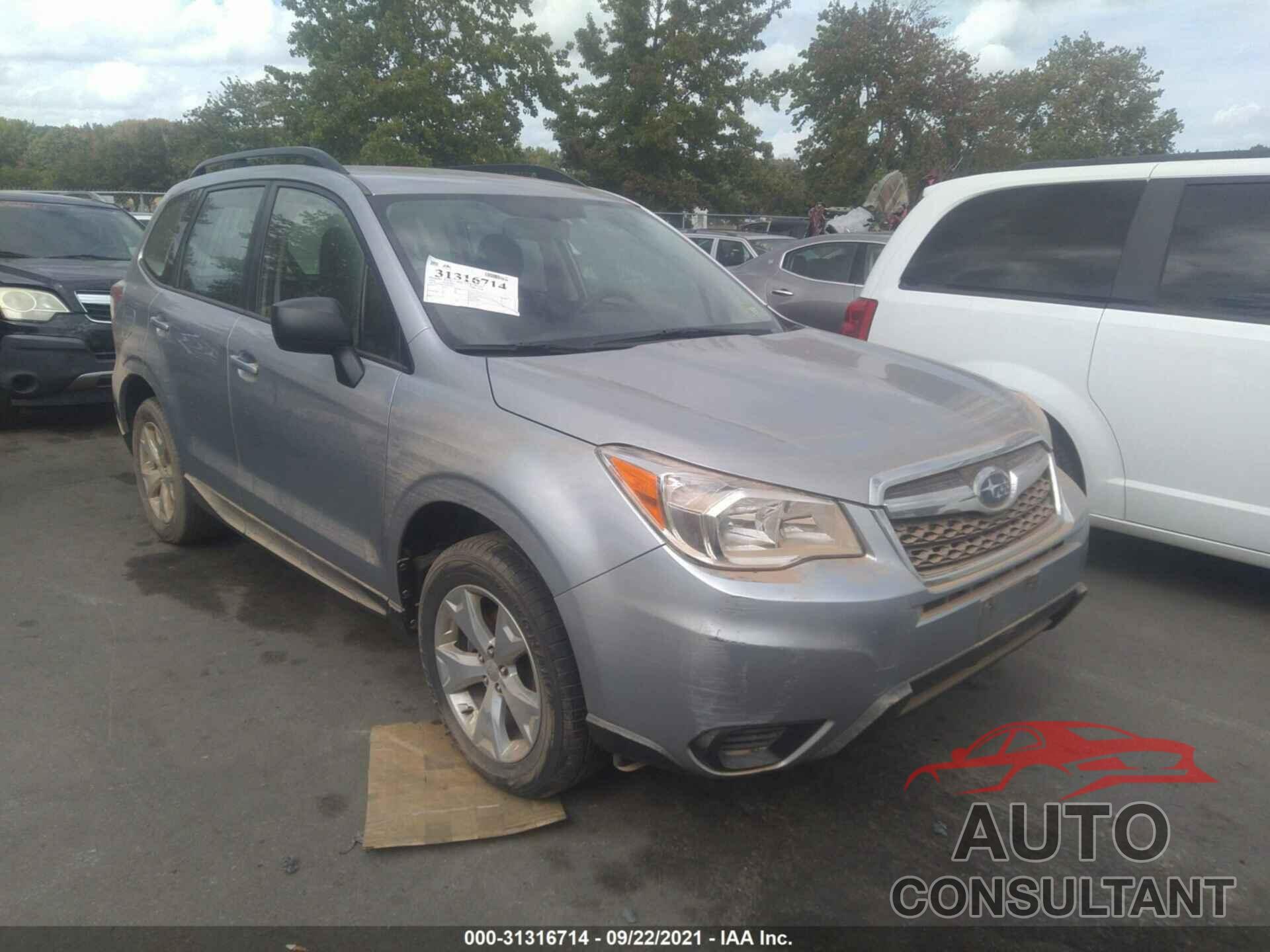 SUBARU FORESTER 2016 - JF2SJABC1GH414811