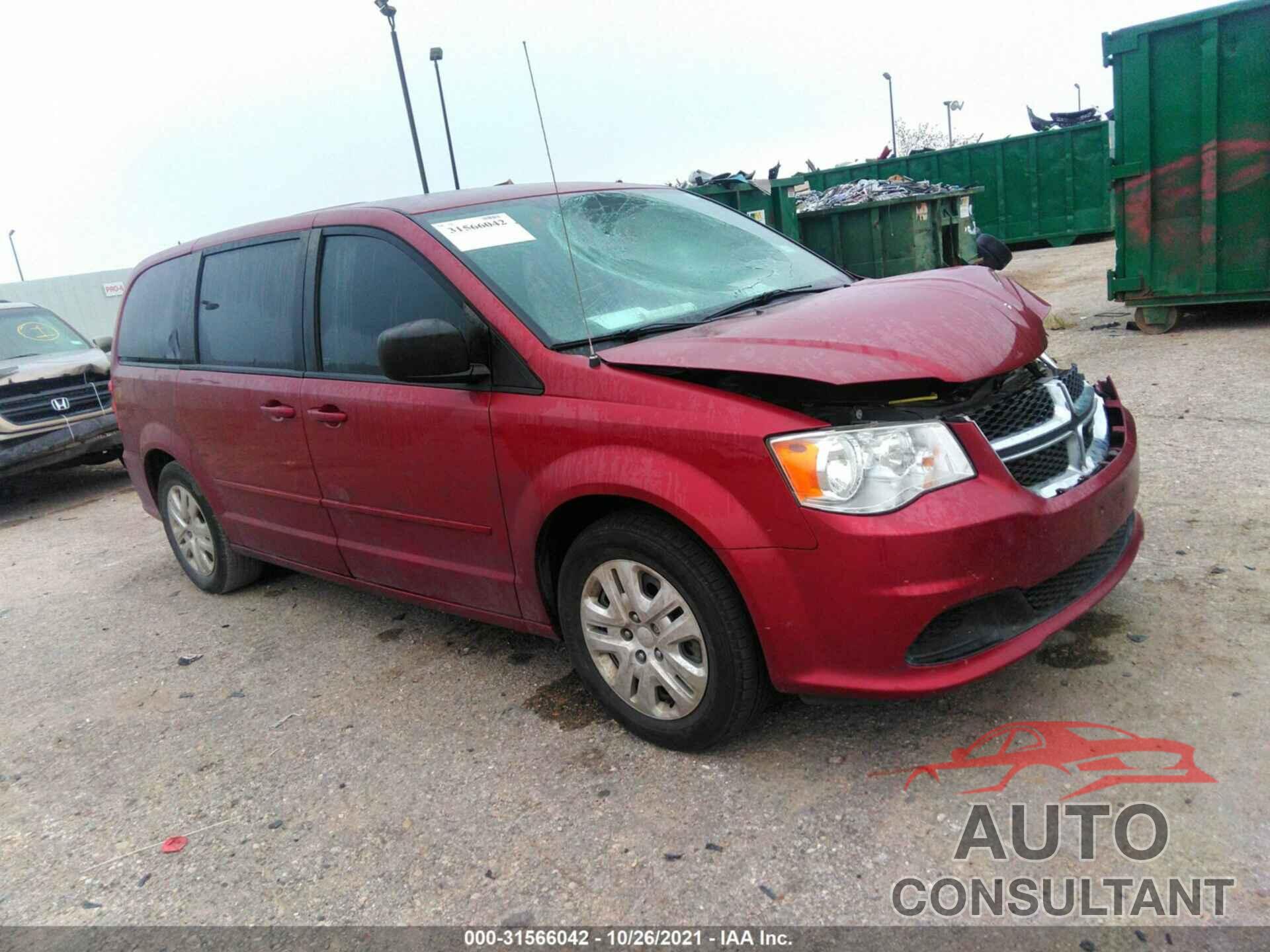 DODGE GRAND CARAVAN 2016 - 2C4RDGBG7GR164120