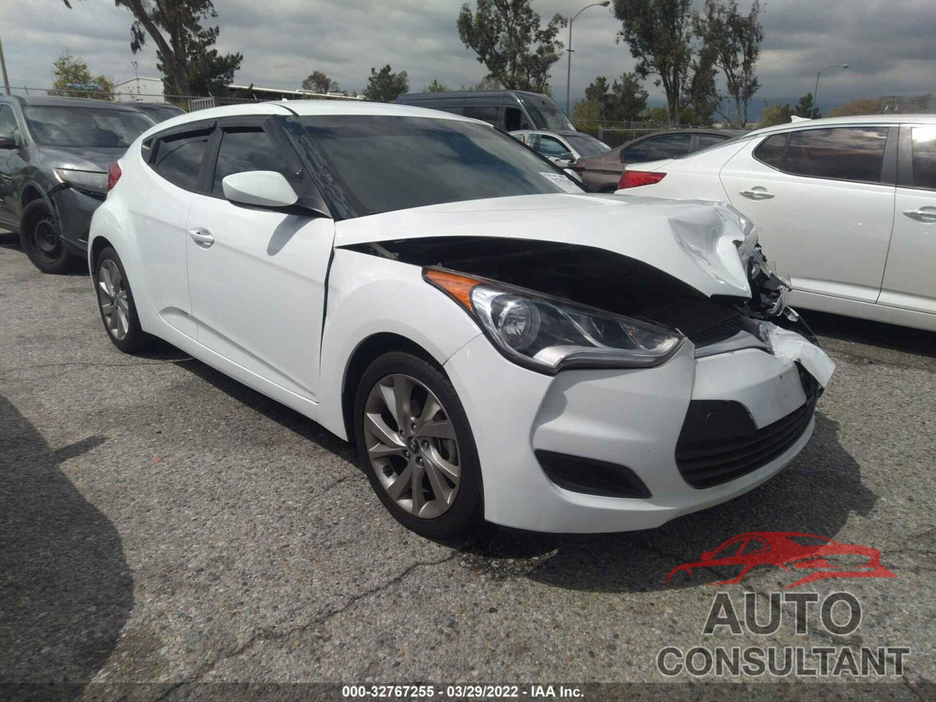 HYUNDAI VELOSTER 2016 - KMHTC6AD3GU270749