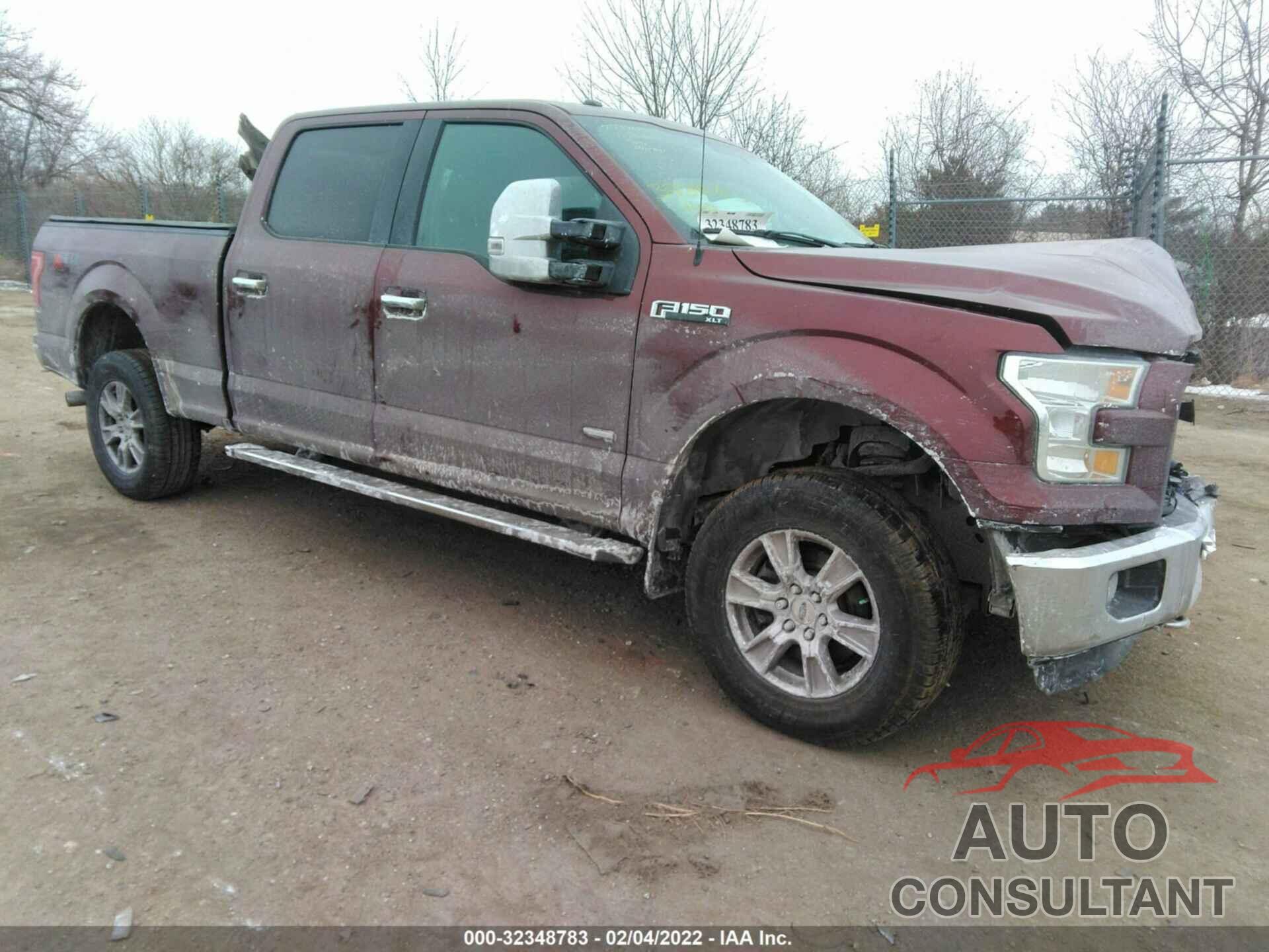 FORD F-150 2016 - 1FTFW1EG3GFD02345