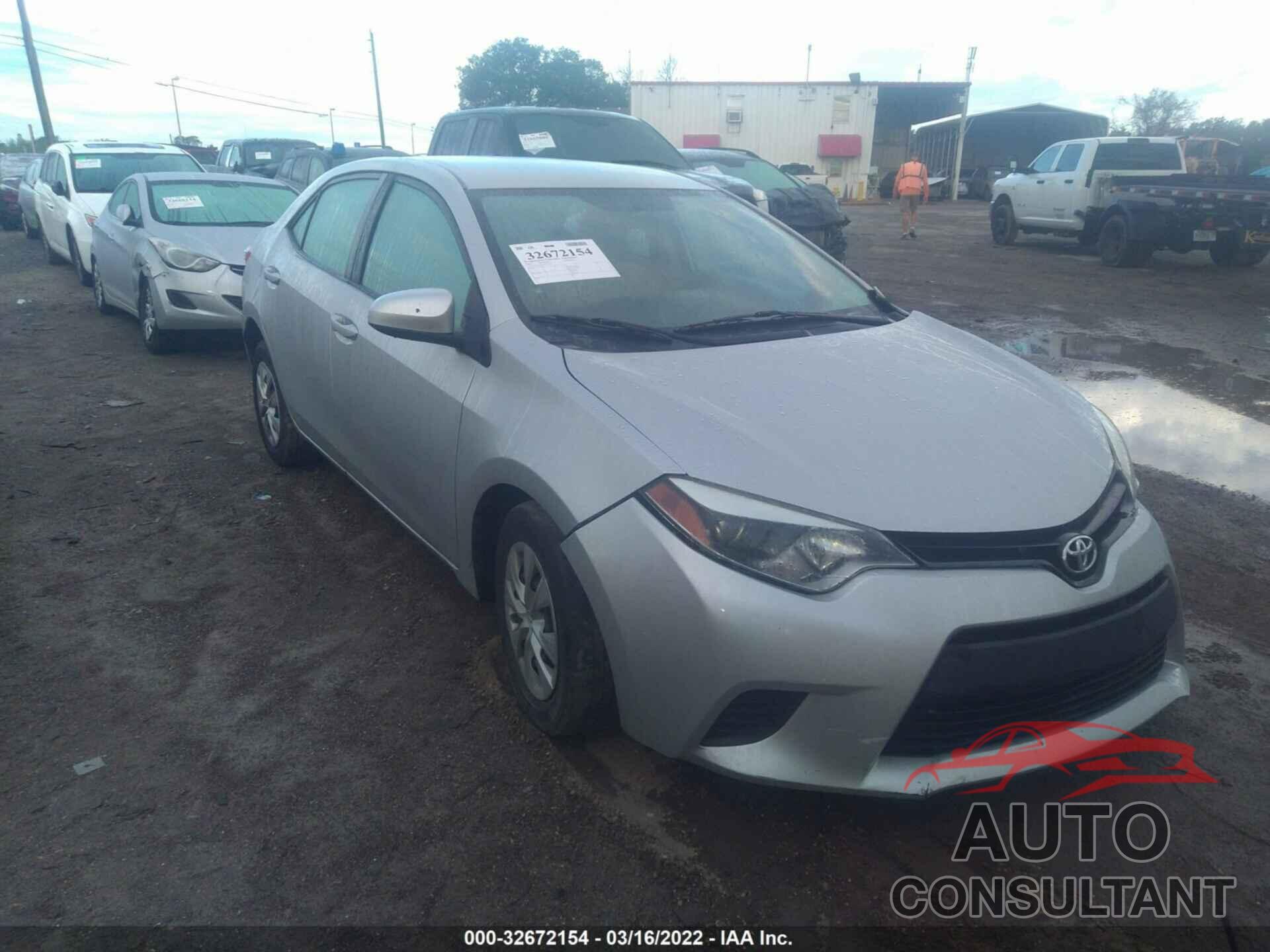 TOYOTA COROLLA 2016 - 2T1BURHE6GC672324