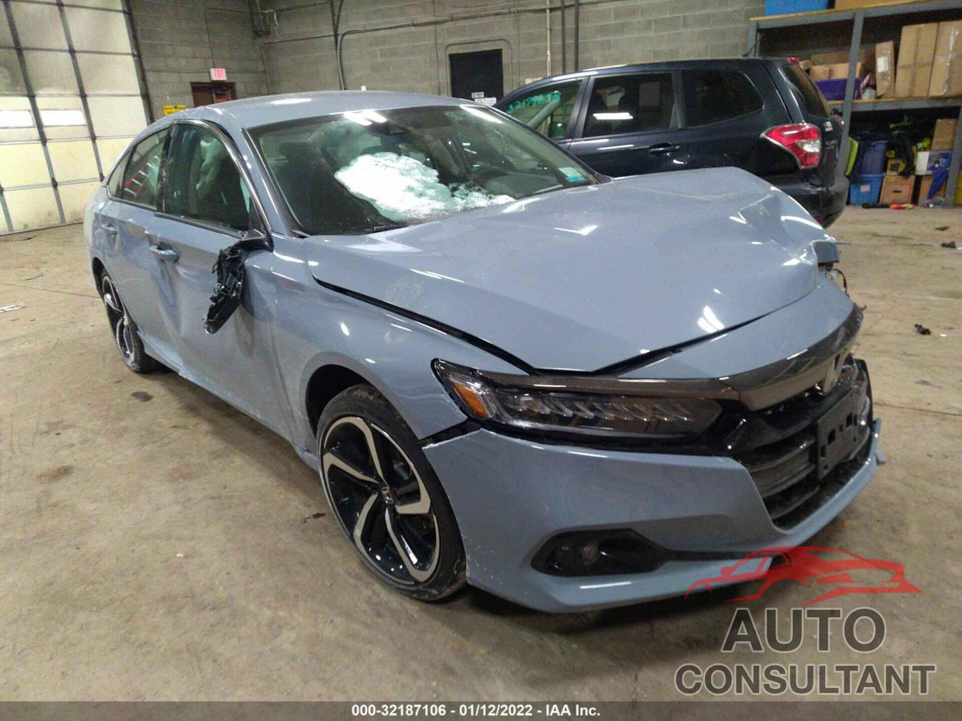 HONDA ACCORD SEDAN 2022 - 1HGCV1F41NA007556
