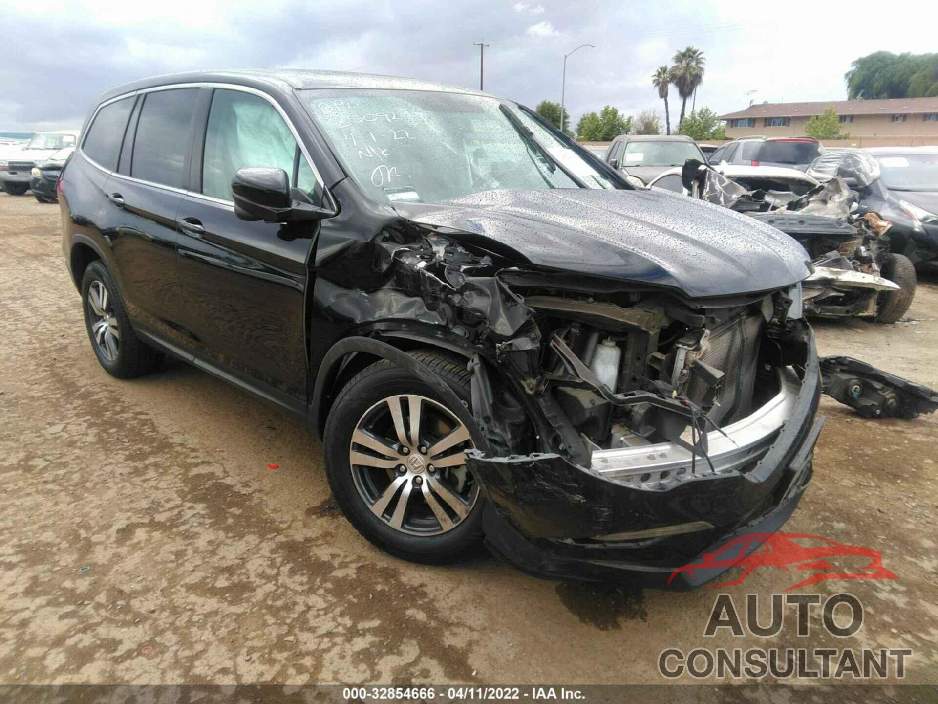HONDA PILOT 2017 - 5FNYF5H57HB030012
