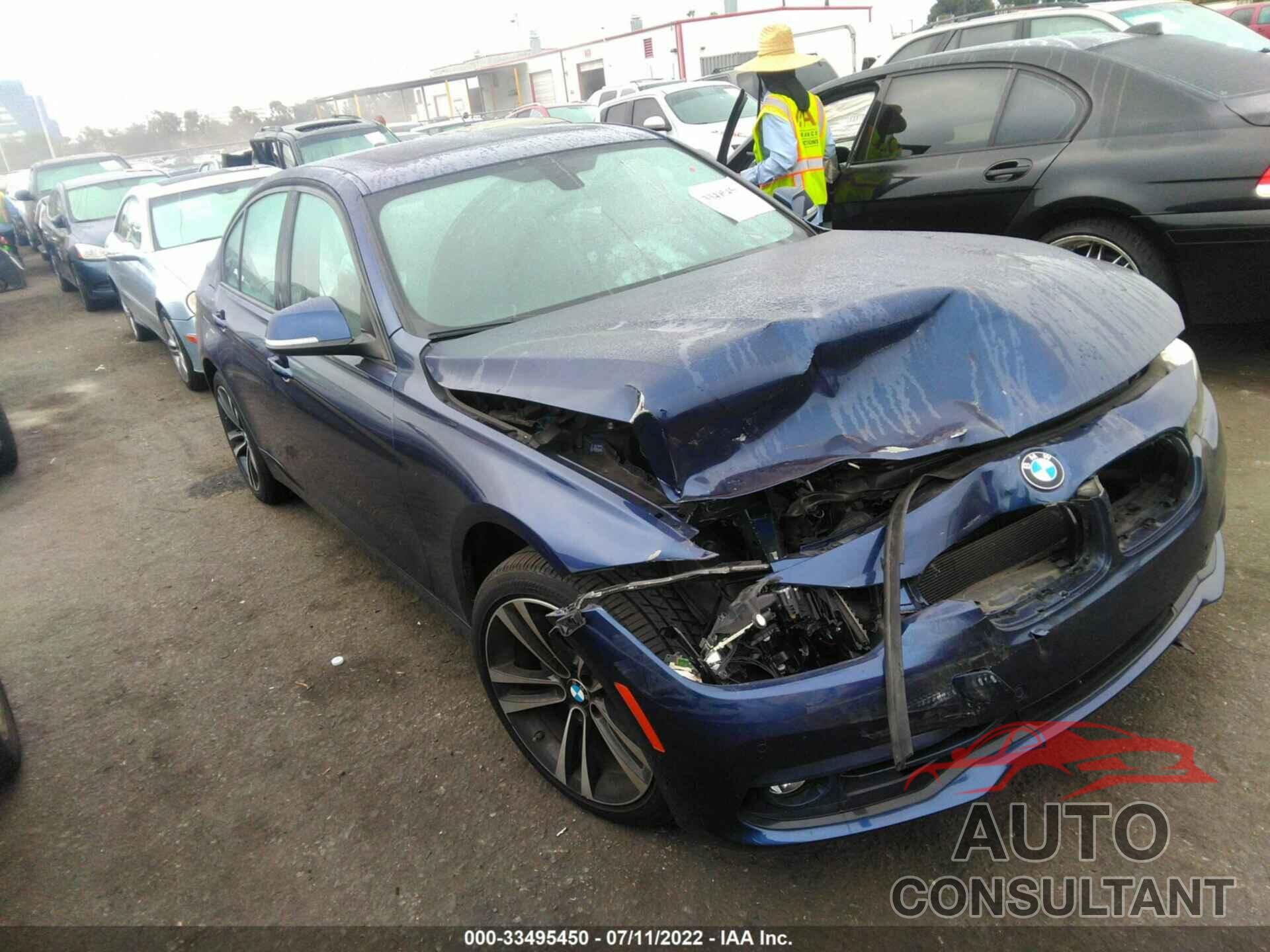 BMW 3 SERIES 2018 - WBA8B9C5XJK677178