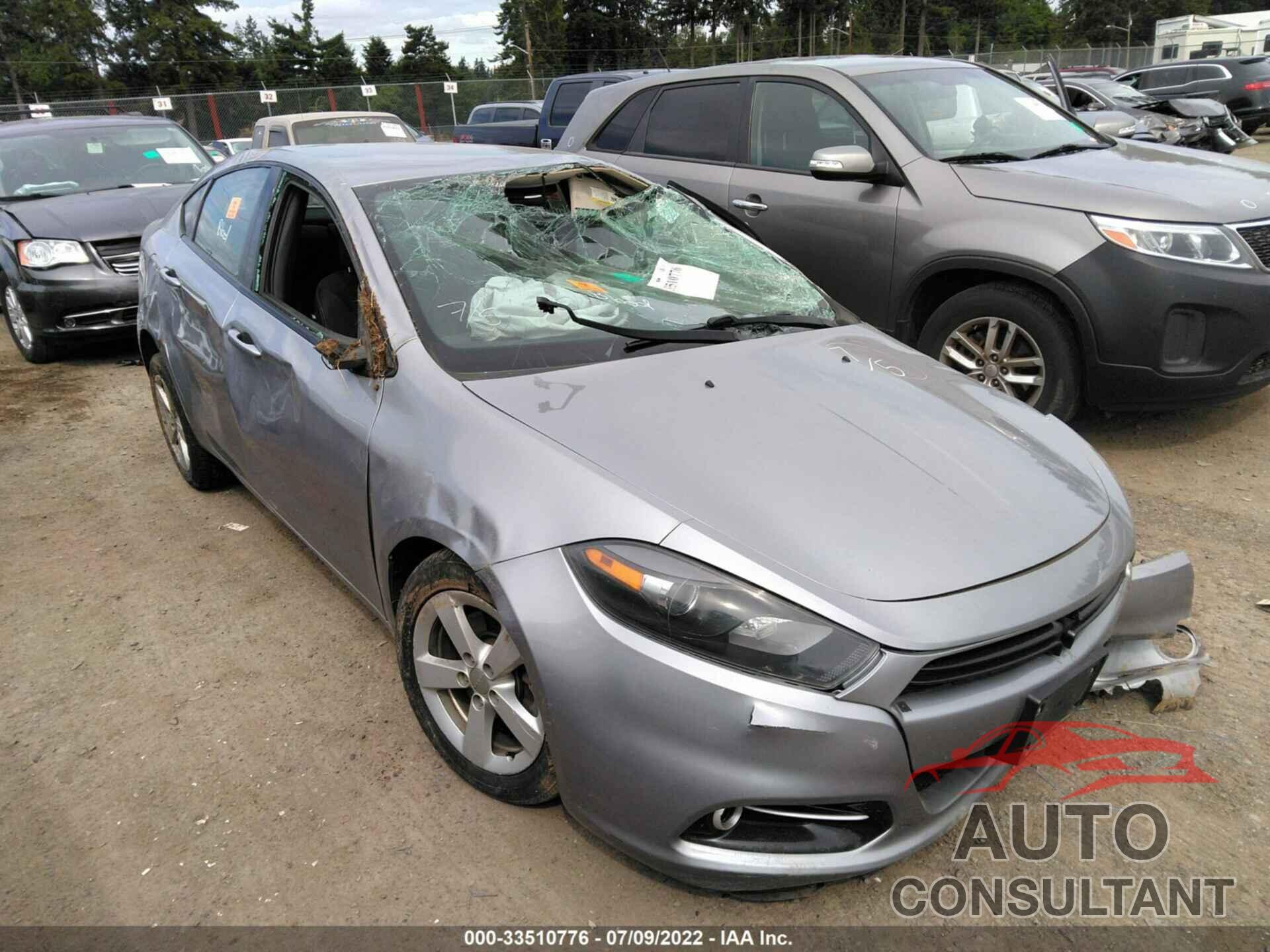 DODGE DART 2016 - 1C3CDFBB6GD563497