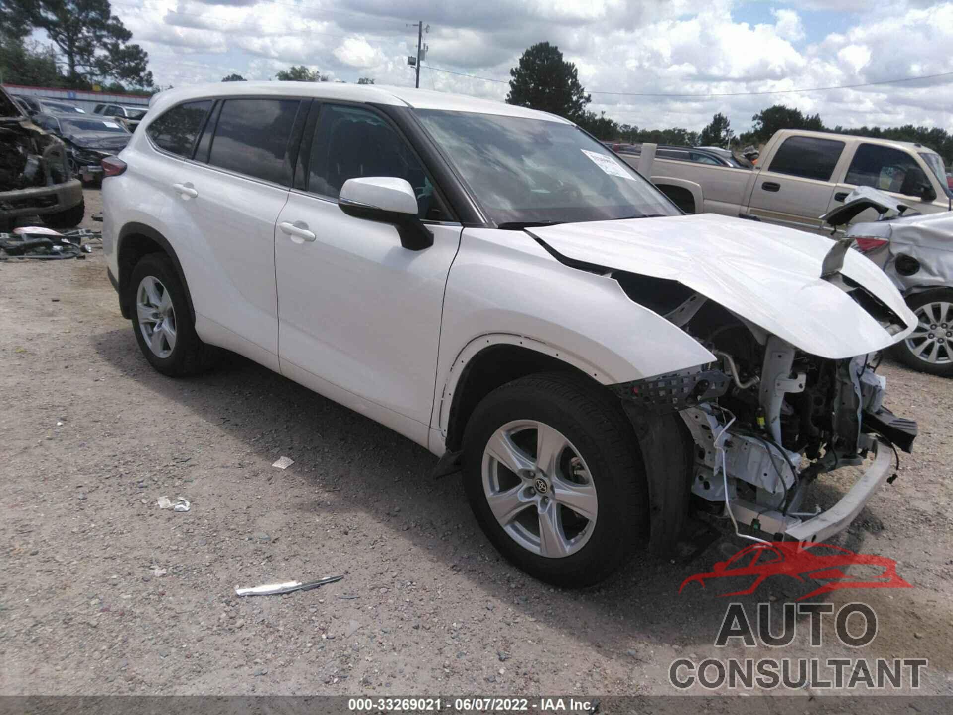 TOYOTA HIGHLANDER 2021 - 5TDZZRAH2MS052853