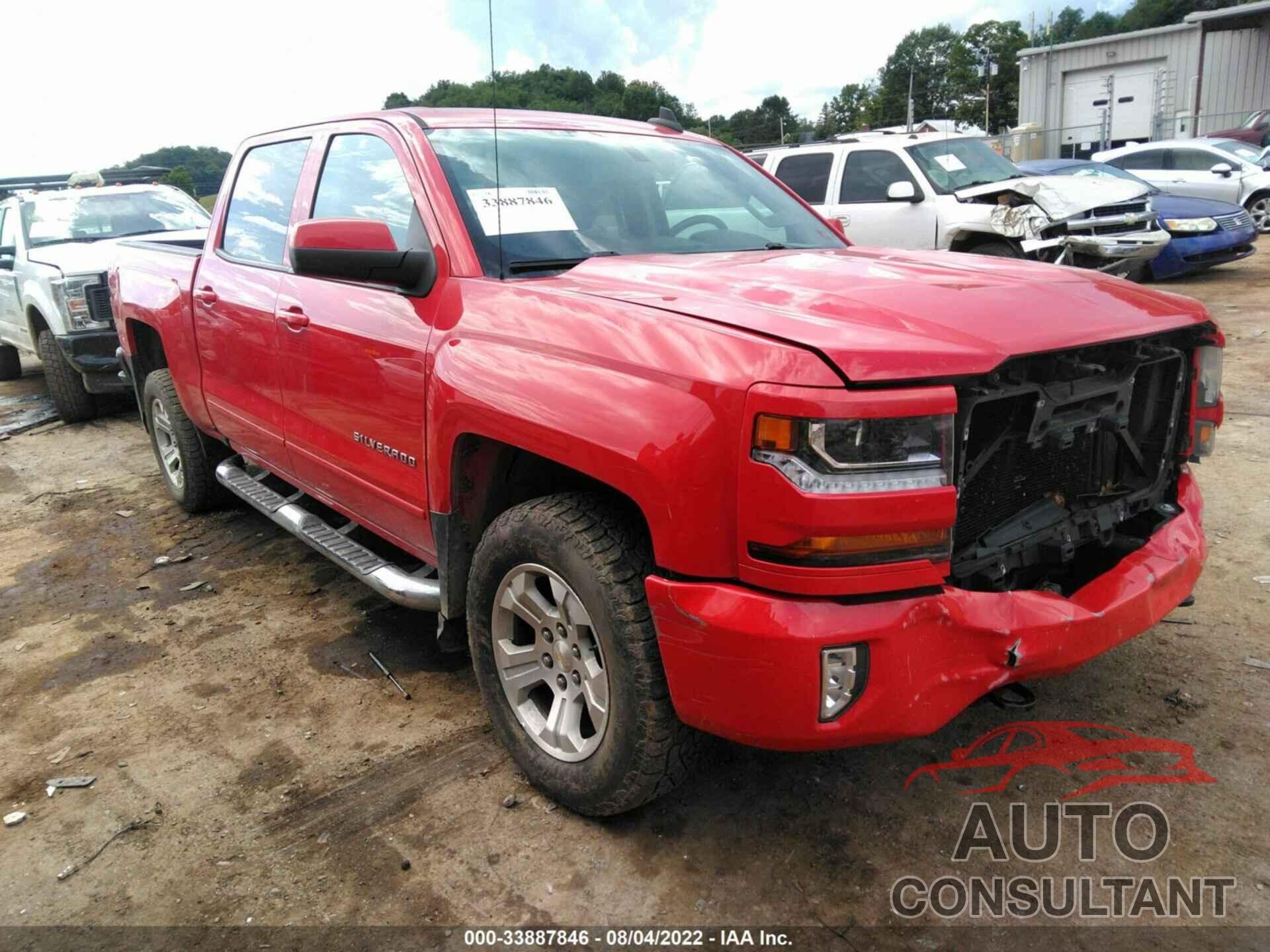CHEVROLET SILVERADO 1500 2018 - 3GCUKREC2JG606657