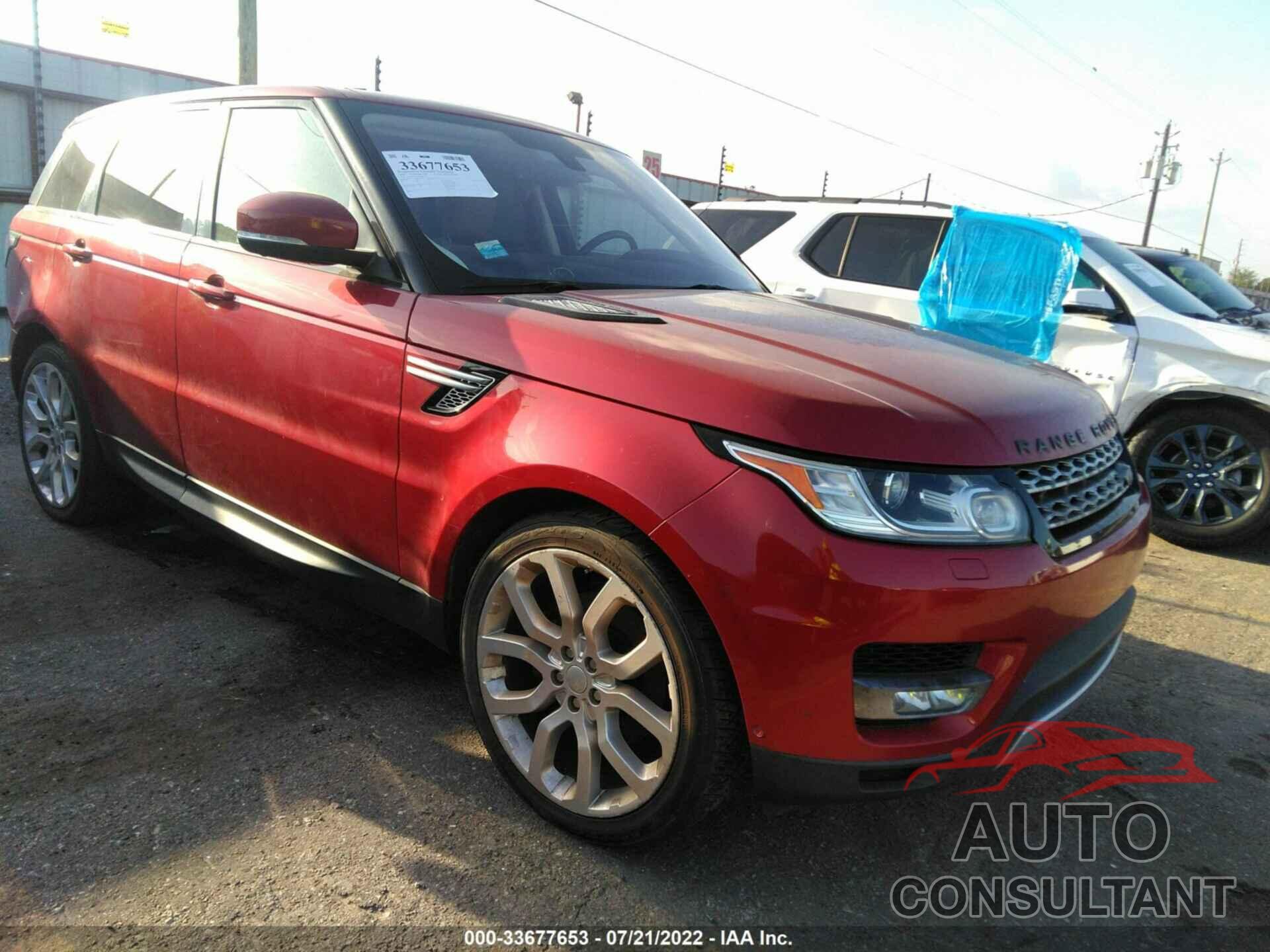 LAND ROVER RANGE ROVER SPORT 2016 - SALWR2VF3GA567356