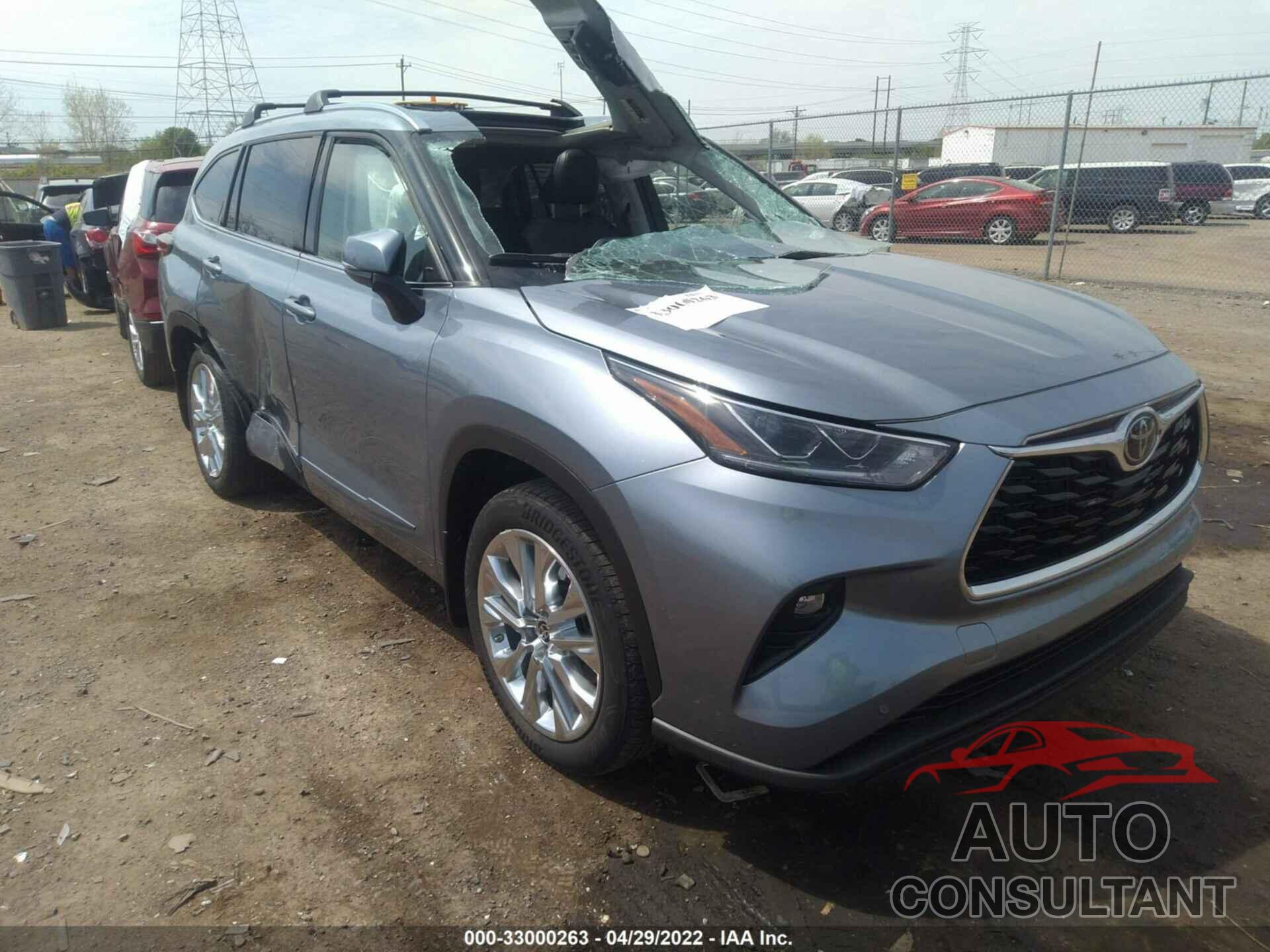 TOYOTA HIGHLANDER 2021 - 5TDDZRBH7MS111212