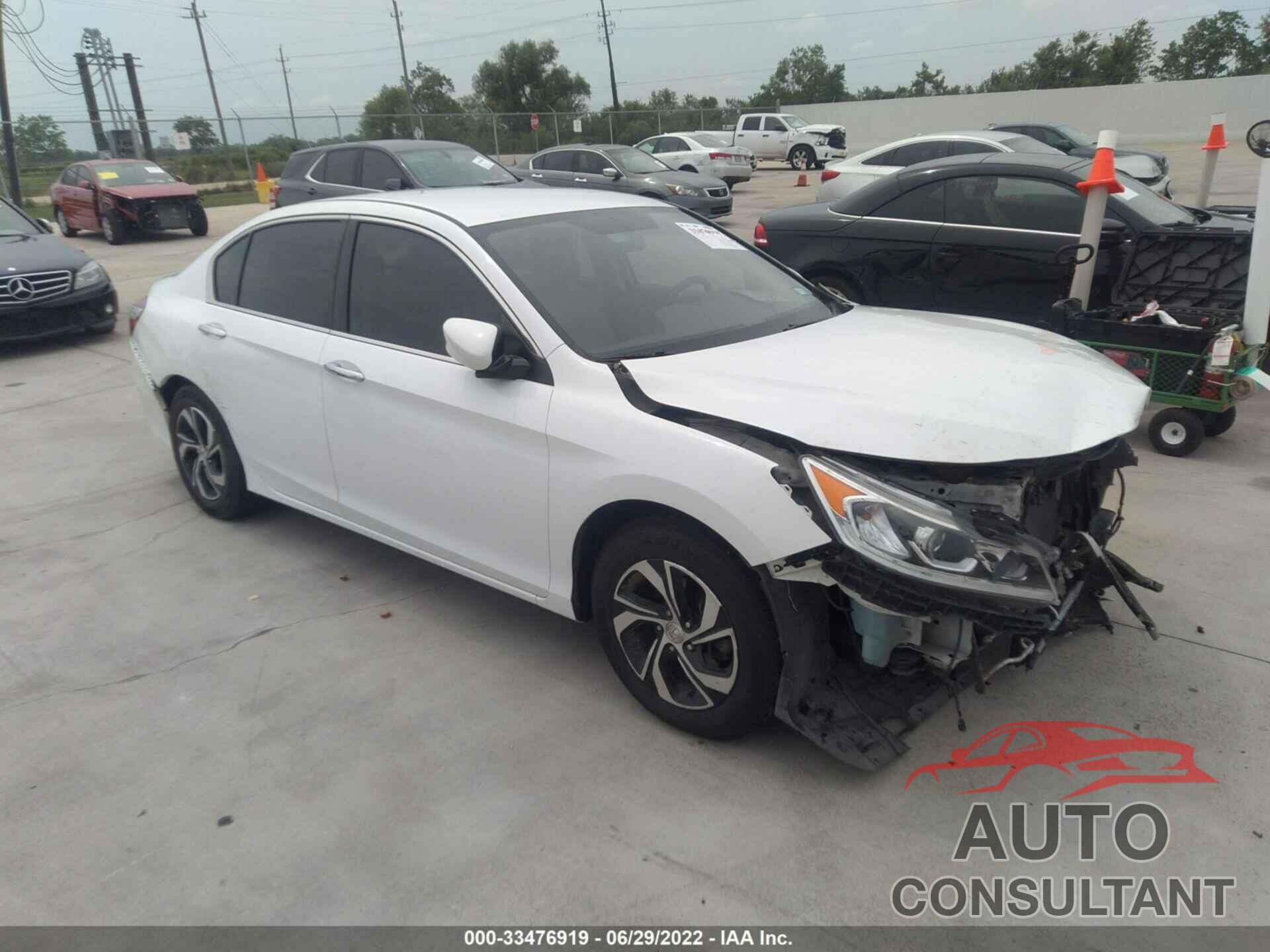 HONDA ACCORD SEDAN 2016 - 1HGCR2F37GA005511