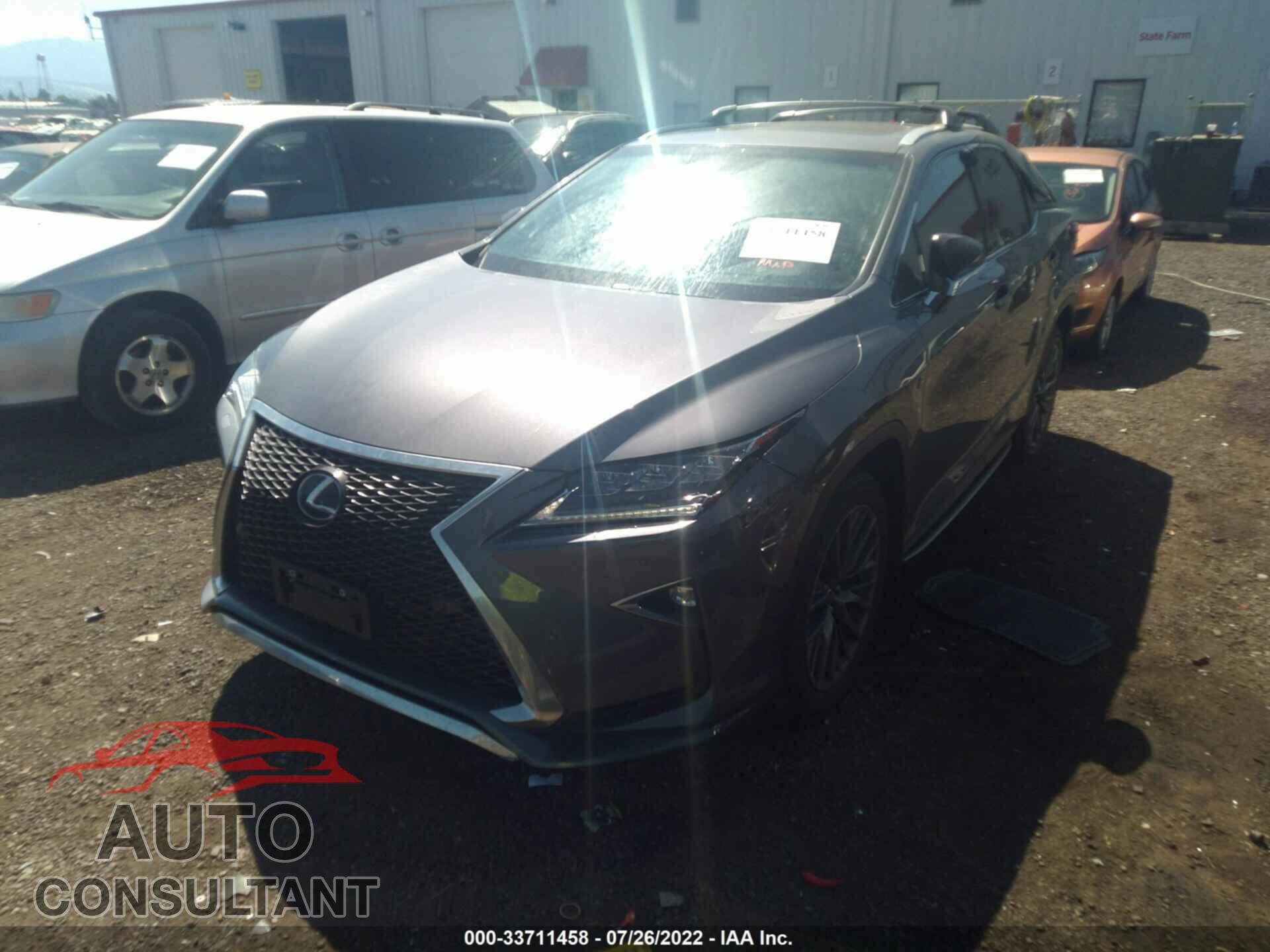 LEXUS RX 2019 - 2T2BZMCA8KC170508