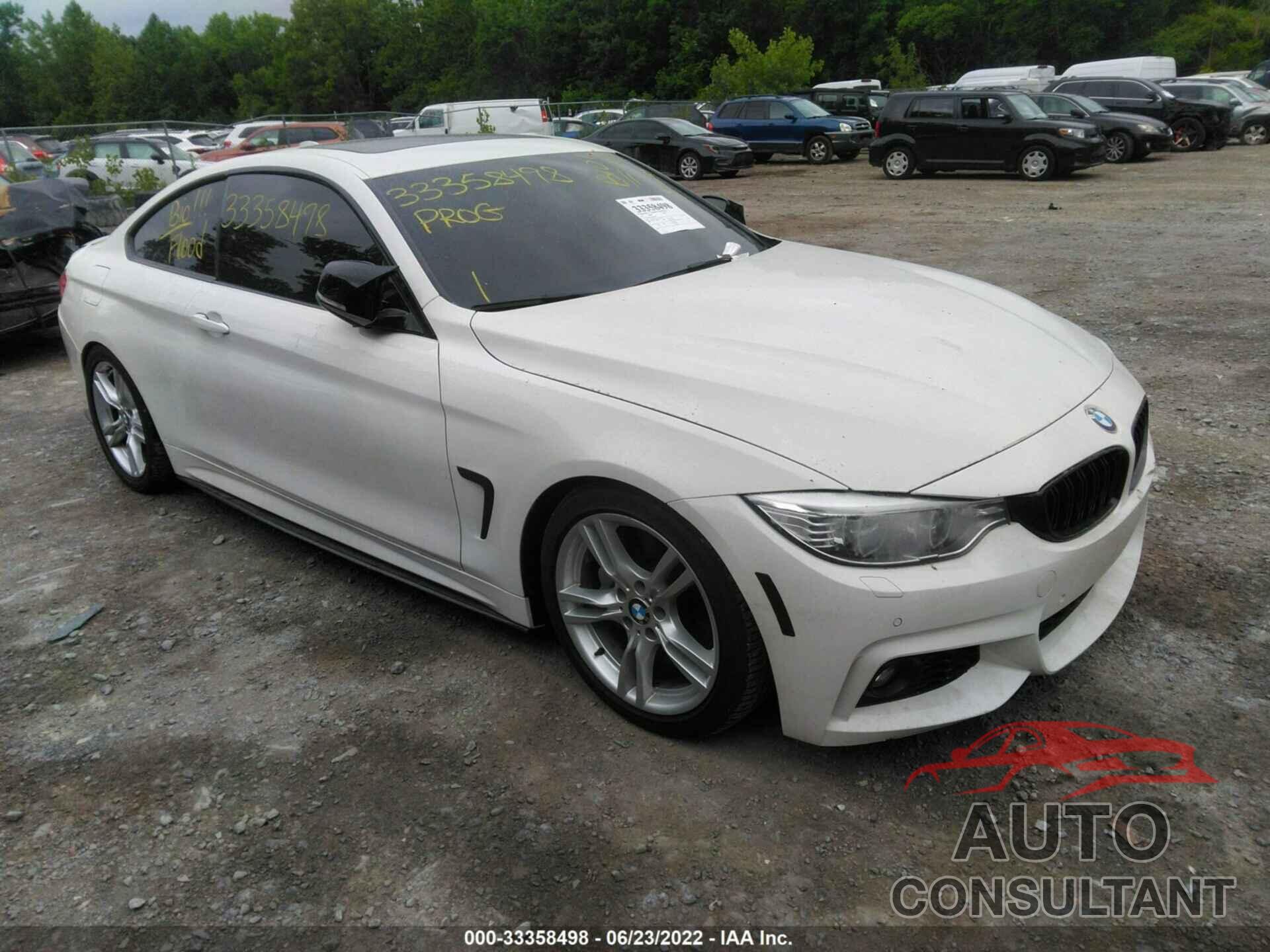 BMW 4 SERIES 2017 - WBA4P3C58HK528047